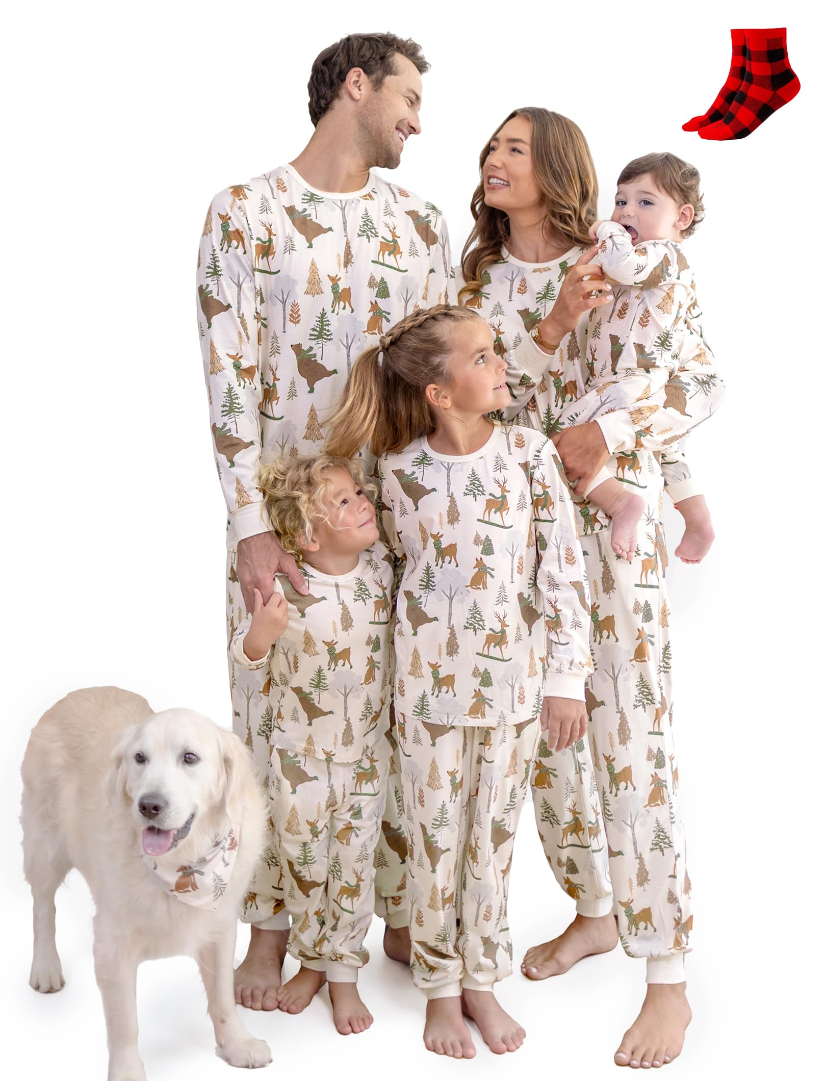 PATPAT Family Christmas Pajamas Matching Sets : Holiday Sleepwear Xmas PJS