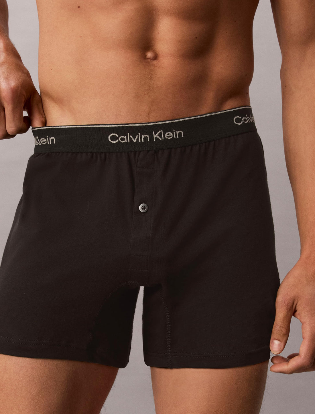 Calvin Klein Men's Cotton Classics 3-Pack Knit Boxer
