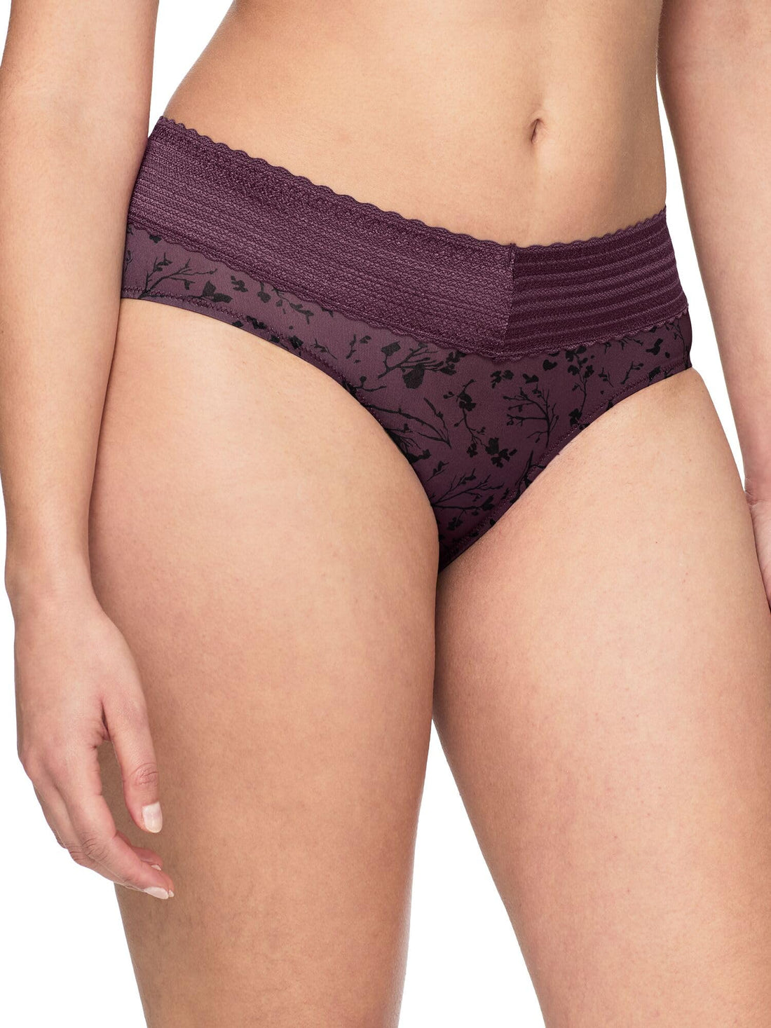 Warner's womens No Pinching No Problems Dig-free Comfort Waist With Lace Microfiber Hipster 5609j
