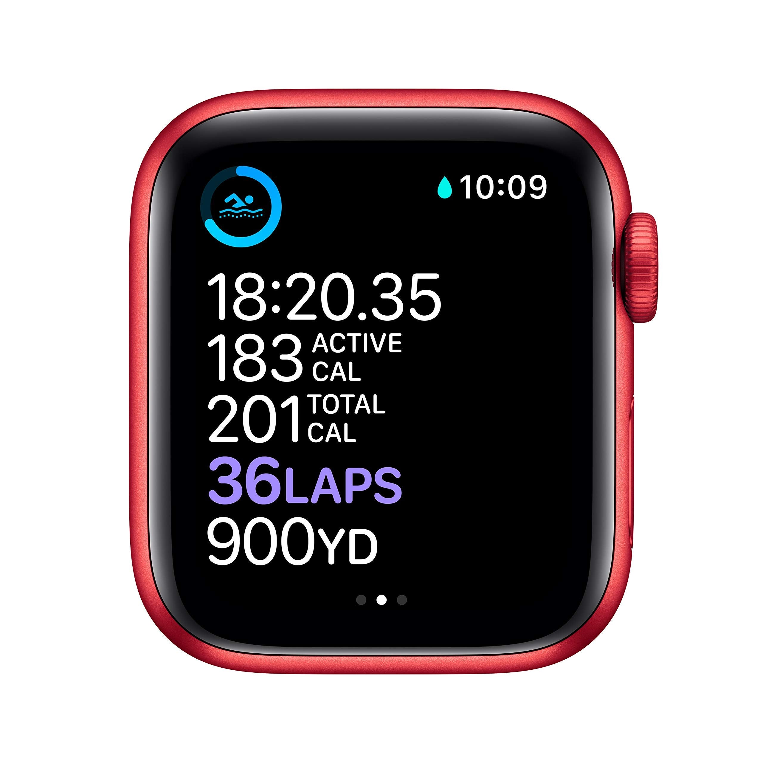 Apple Watch Series 6 (GPS + Cellular, 40mm) - Gold Aluminum Case with Pink Sand Sport Band (Renewed)