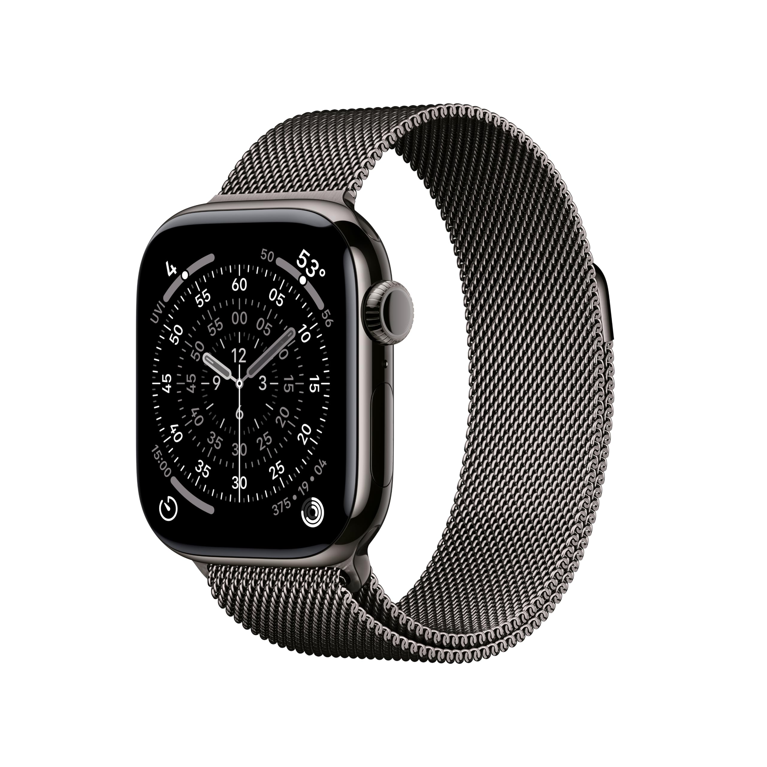Apple Watch Series 11 [GPS 42mm] Smartwatch with Jet Black Aluminum Case with Black Sport Band - S/M. Sleep Score, Fitness Tracker, Health Monitoring, Always-On Display, Water Resistant