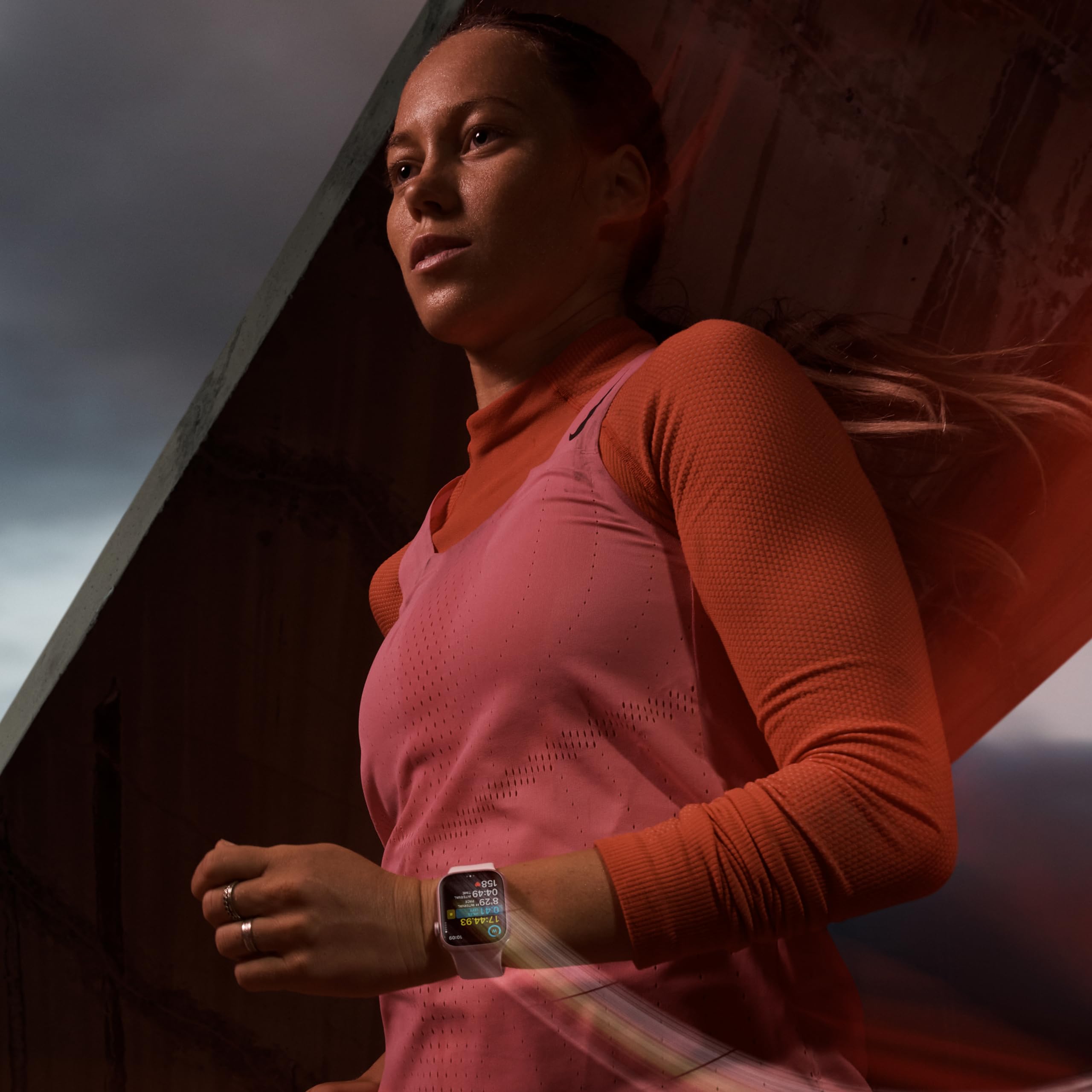 Apple Watch Series 9 [GPS + Cellular 45mm] Smartwatch with Silver Stainless Steel Case with Silver Milanese Loop. Fitness Tracker, Blood Oxygen & ECG Apps, Always-On Retina Display