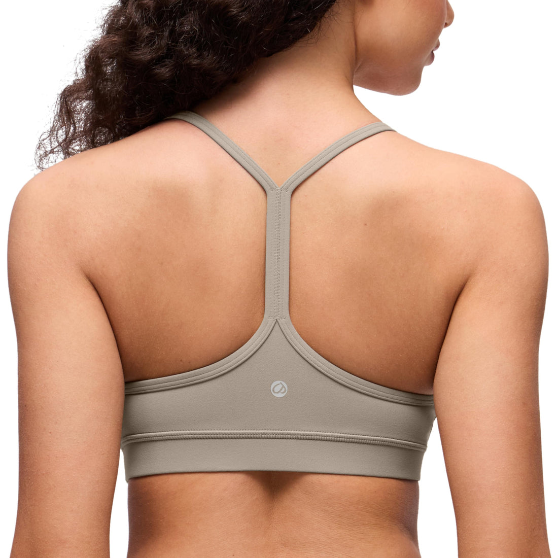 CRZ YOGA Butterluxe Y Back Sports Bras | Light Support, Removable Pads, Yoga, Extremely Soft, Scoop Neck, Spaghetti Strap, for Women