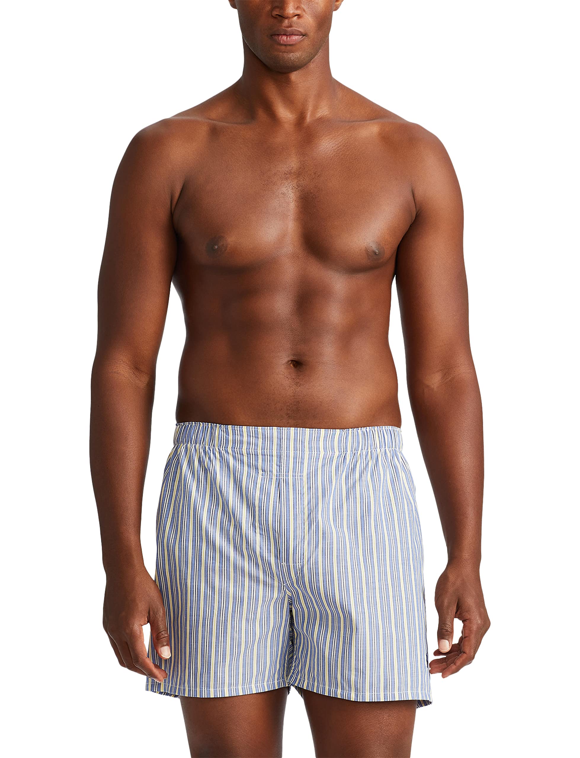 POLO RALPH LAUREN Underwear Boxers Pack, 3-Pack, Classic Fit Cotton Woven Men's Underwear, (Big & Tall Availble)