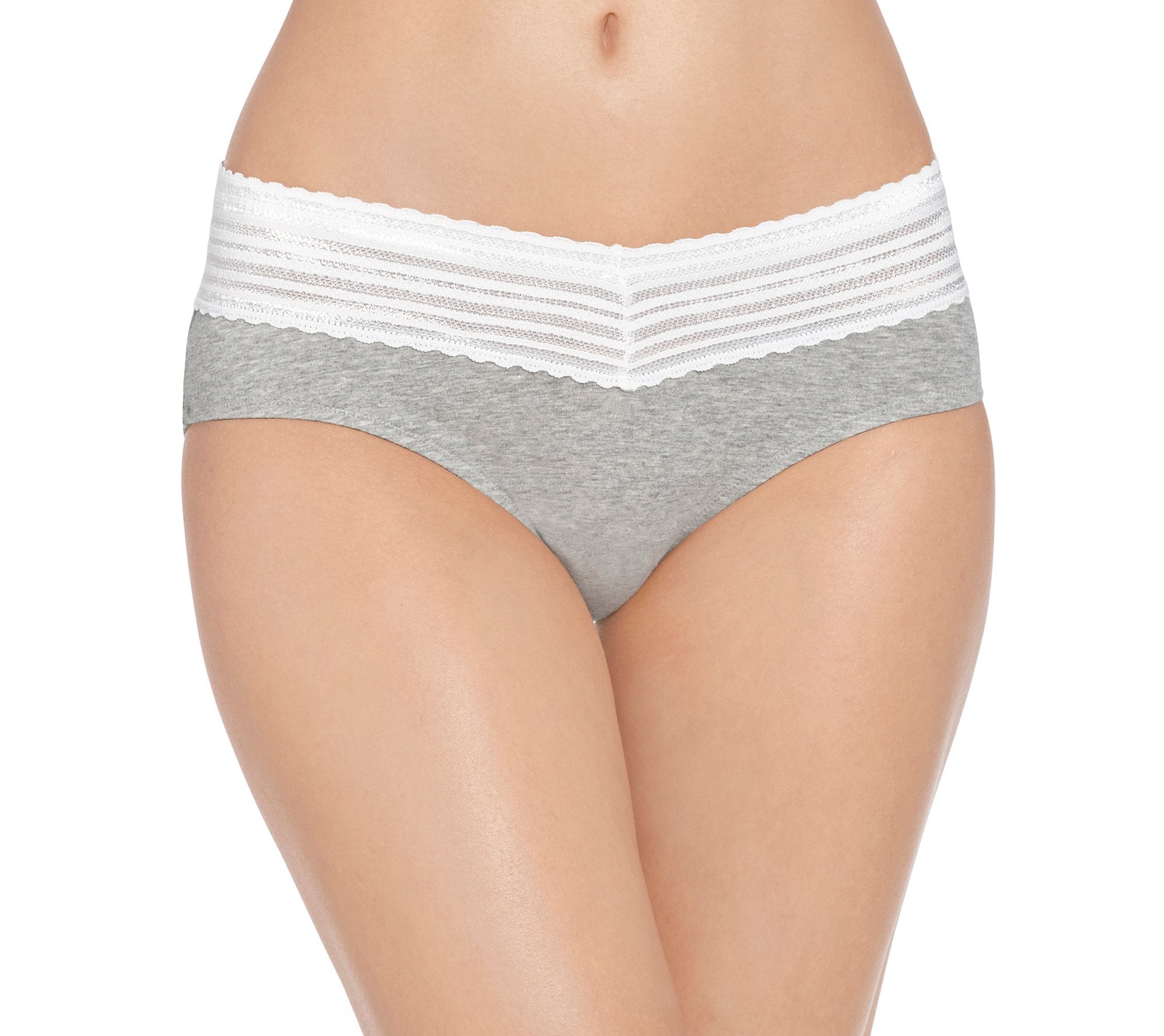 Warner's Women's RU1091P No Pinching No Problems Cotton Hipster with Lace
