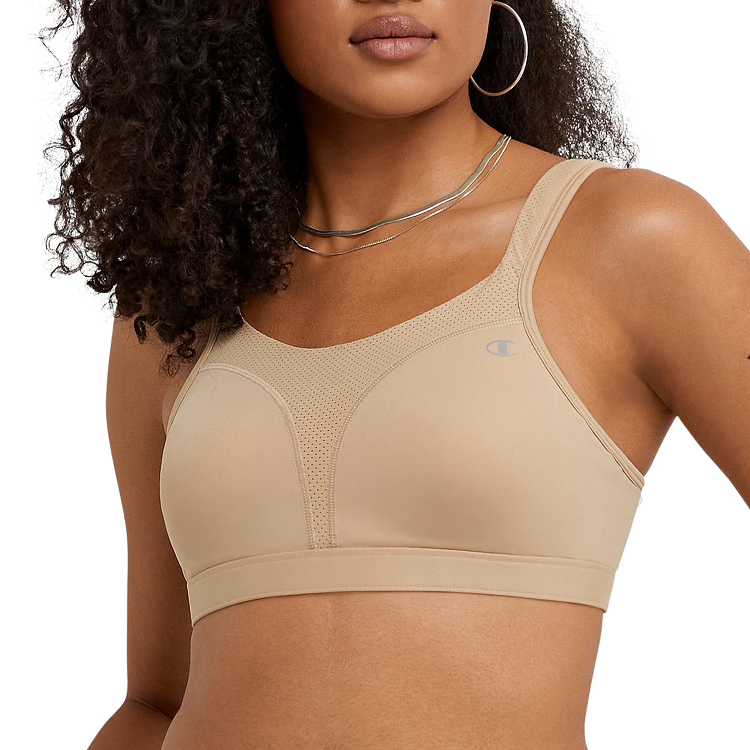 Champion Women's Sports Bra, High-Impact, Maximum Support, Breathable, Moisture-Wicking Fabric