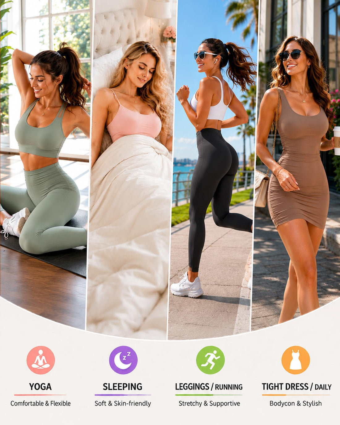 FINETOO 6 Pack Womens Seamless Underwear Full Coverage No Show Hipster Panties Sexy Stretchy Invisible Briefs Bikini Lingerie