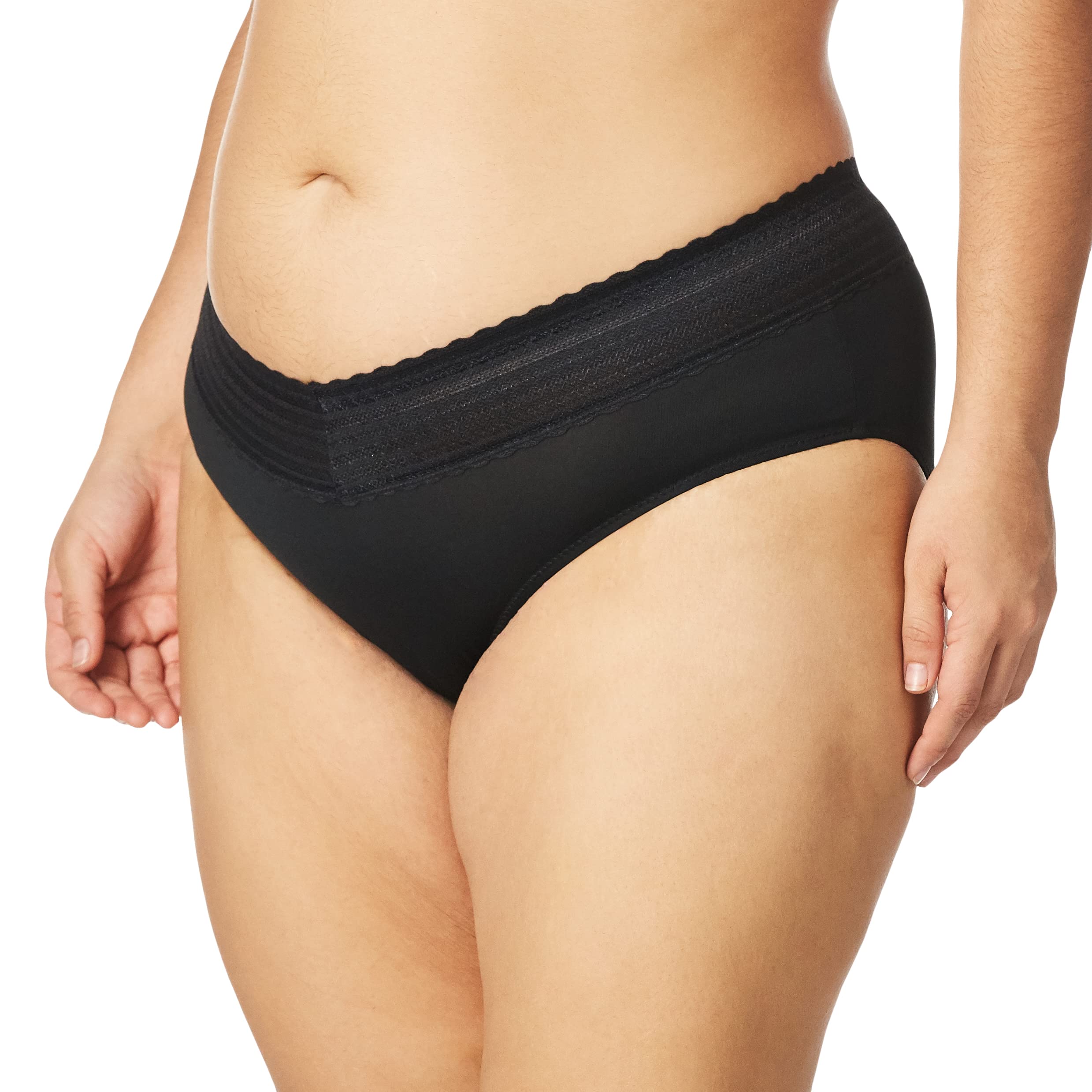 Warner's womens No Pinching No Problems Dig-free Comfort Waist With Lace Microfiber Hipster 5609j
