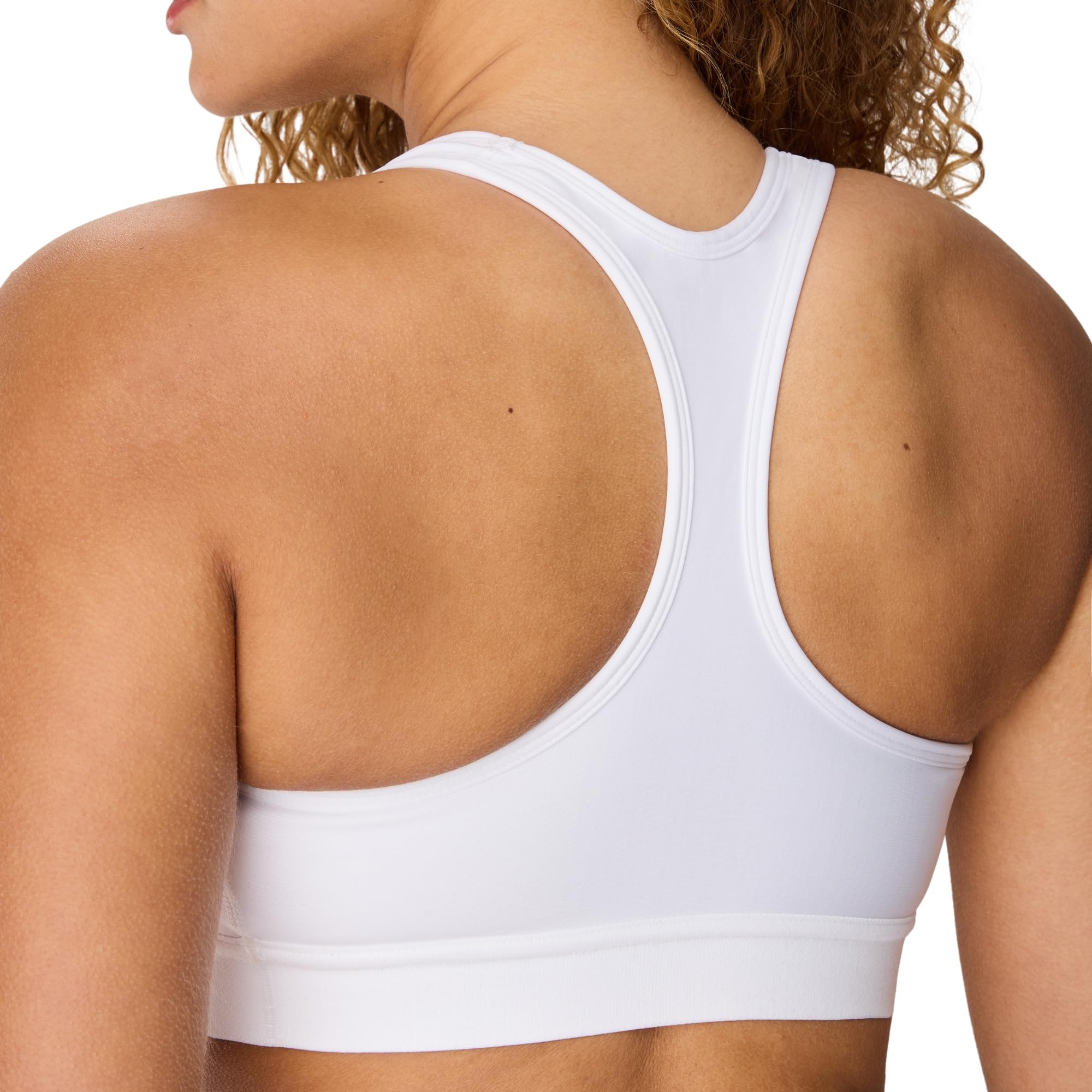 Hanes Womens Sport Compression Racerback Sports-Bra