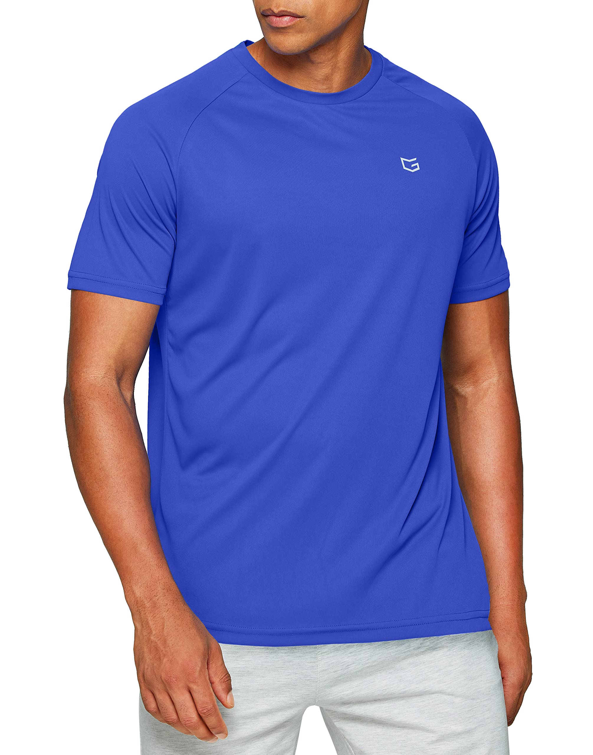 G Gradual Men's Workout Quick Dry T-Shirts Short Sleeve Lightweight Cooling Gym Shirts Tee for Running, Beach, Hiking