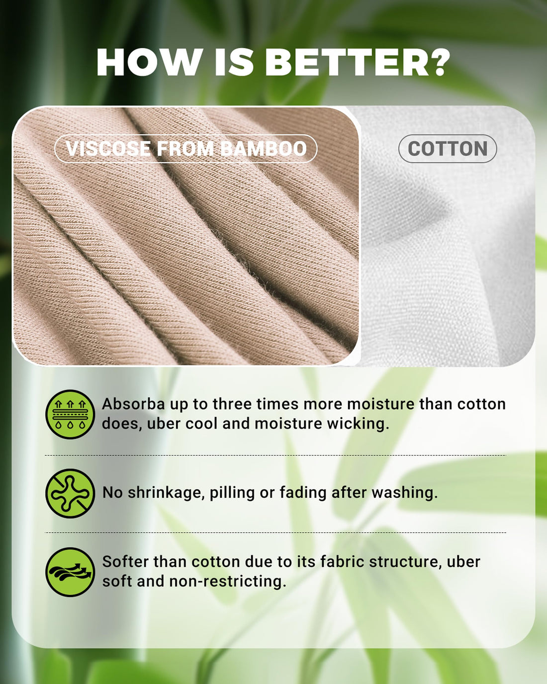 BAMBOO COOL Womens Underwear Bikini Underpants Hipster Ladies Panties Soft Stretch Breathable Panties for Women, 5-Pack