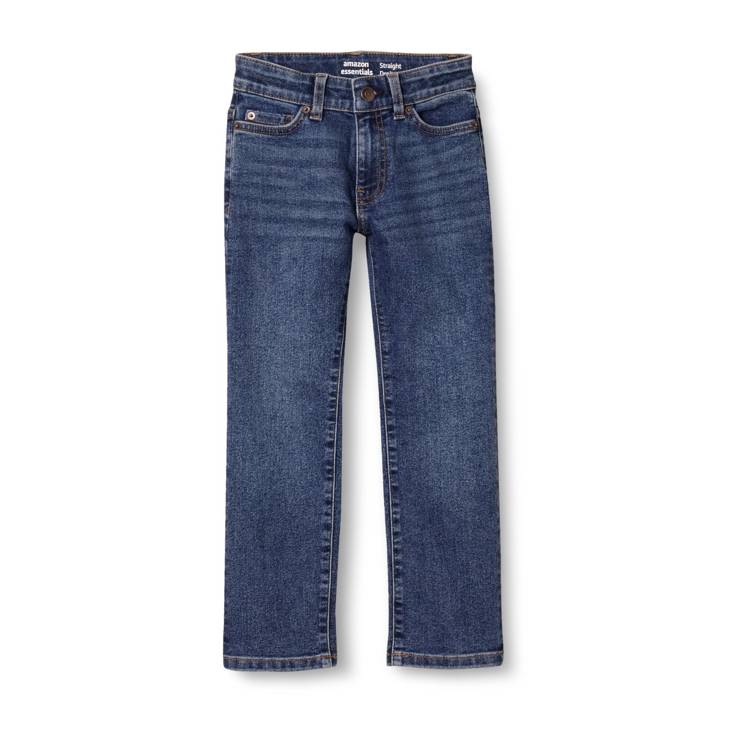 Amazon Essentials Boys' Regular Straight-Fit Jeans