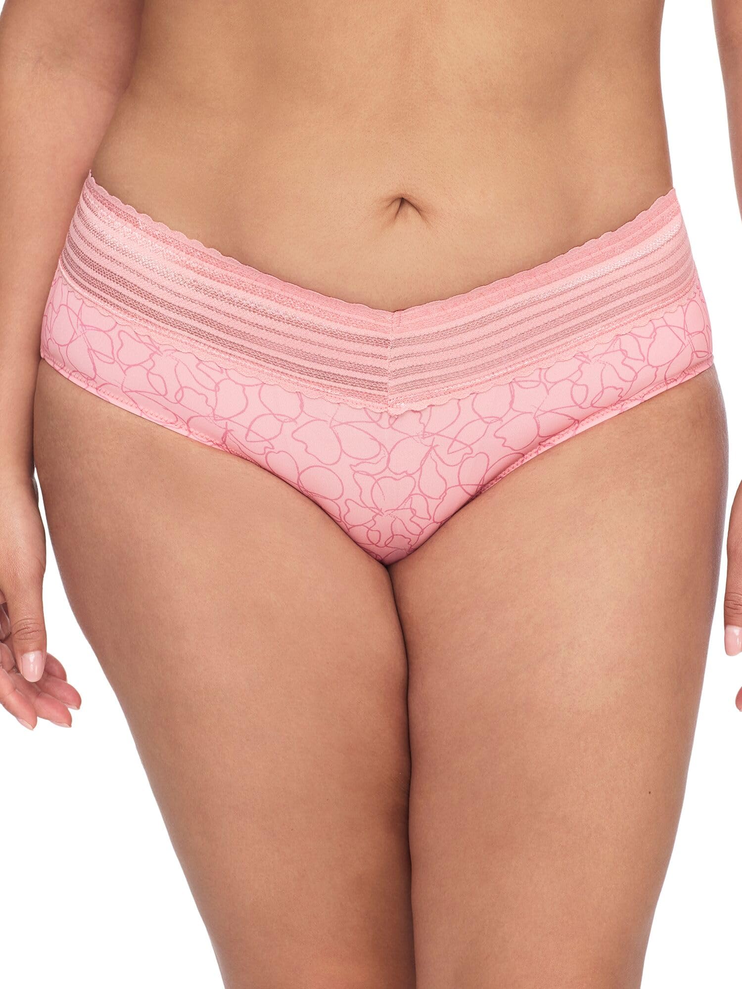 Warner's womens No Pinching No Problems Dig-free Comfort Waist With Lace Microfiber Hipster 5609j