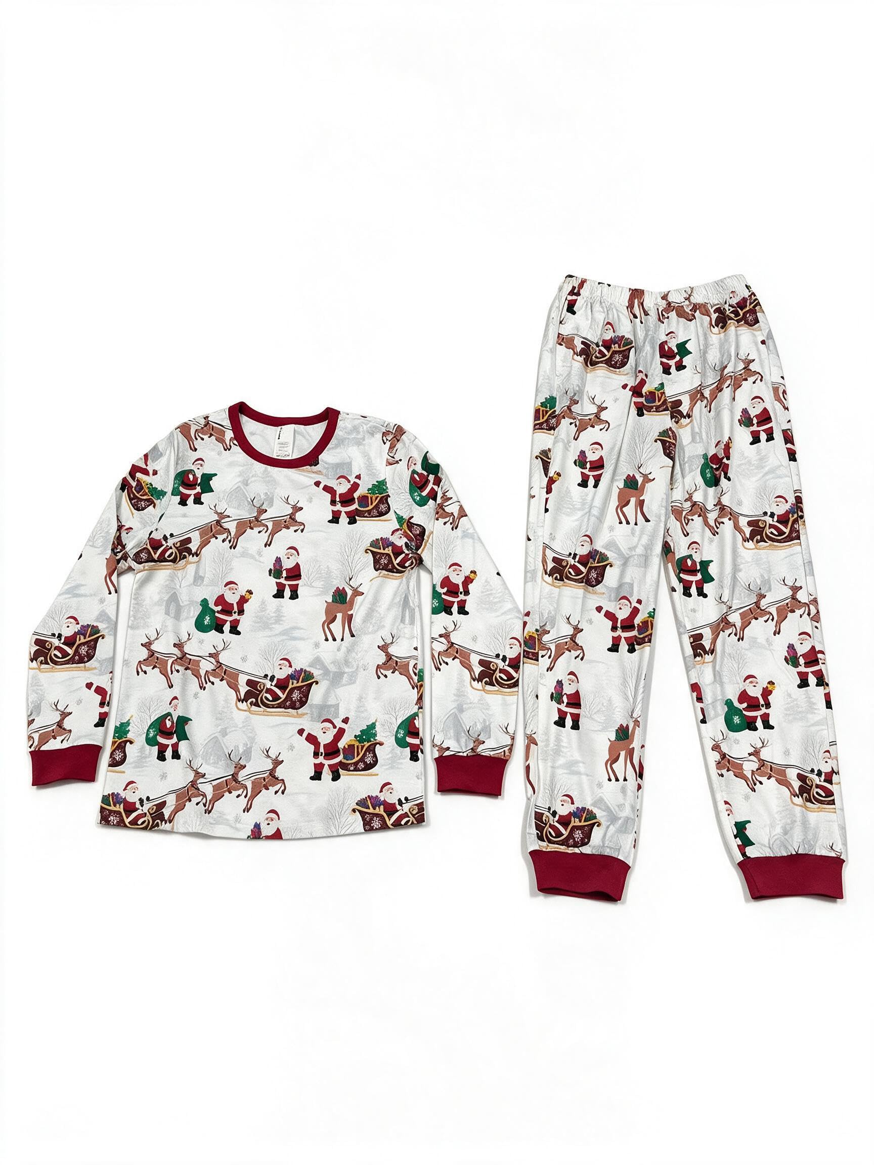 PATPAT Family Christmas Pajamas Matching Sets : Holiday Sleepwear Xmas PJS