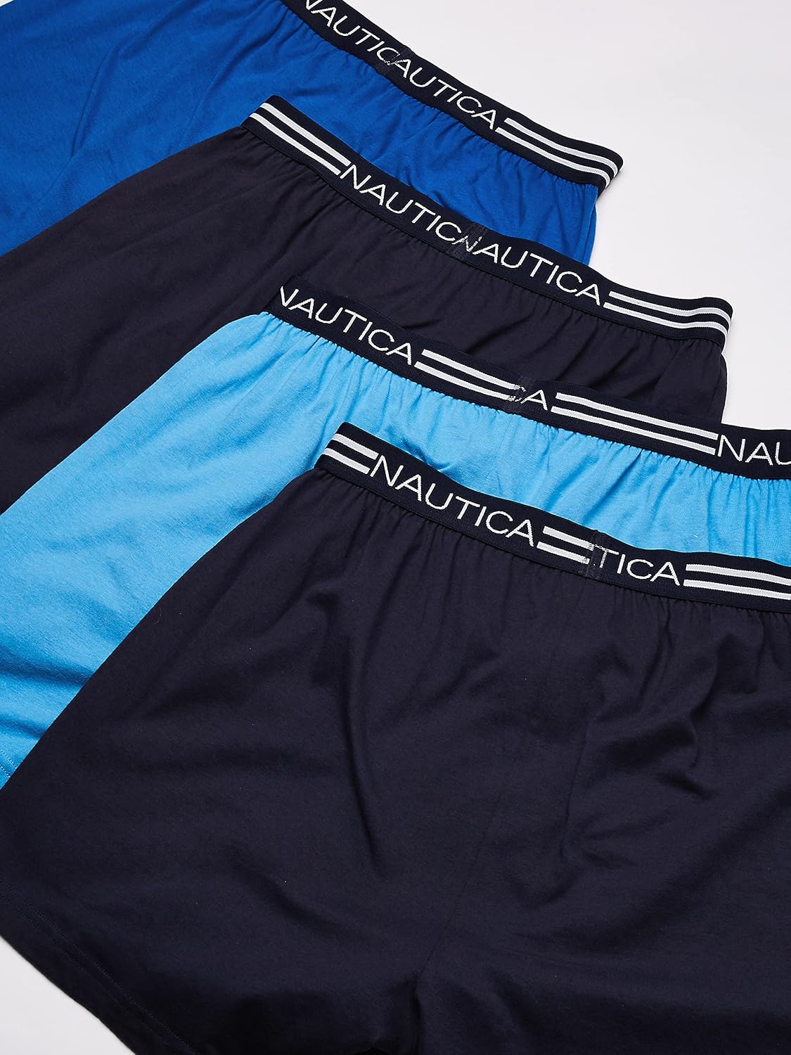 Nautica Men's 4 Pack Classic Cotton Loose Knit Boxers