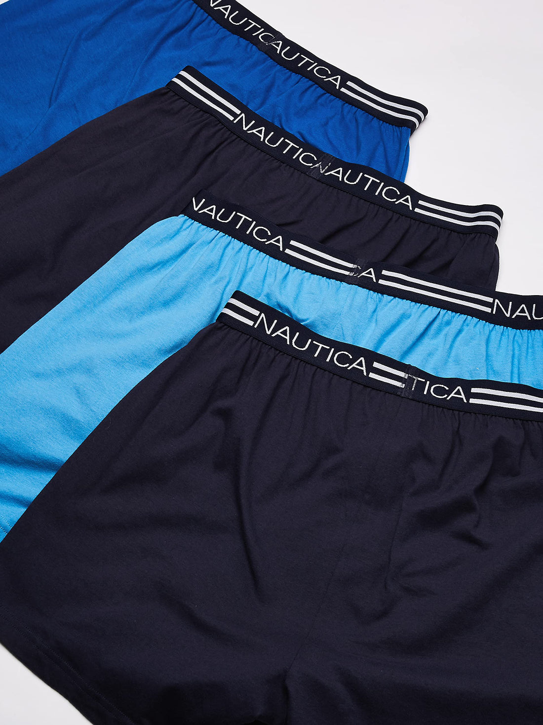 Nautica Men's 4 Pack Classic Cotton Loose Knit Boxers