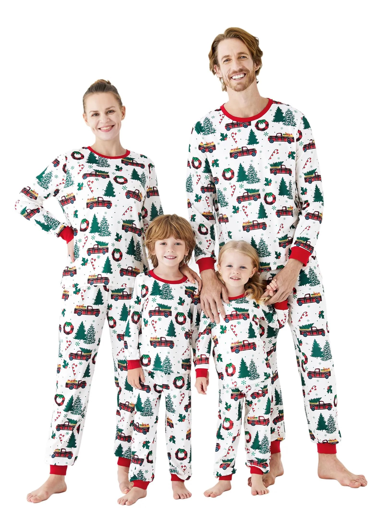 PATPAT Family Christmas Pajamas Matching Sets : Holiday Sleepwear Xmas PJS