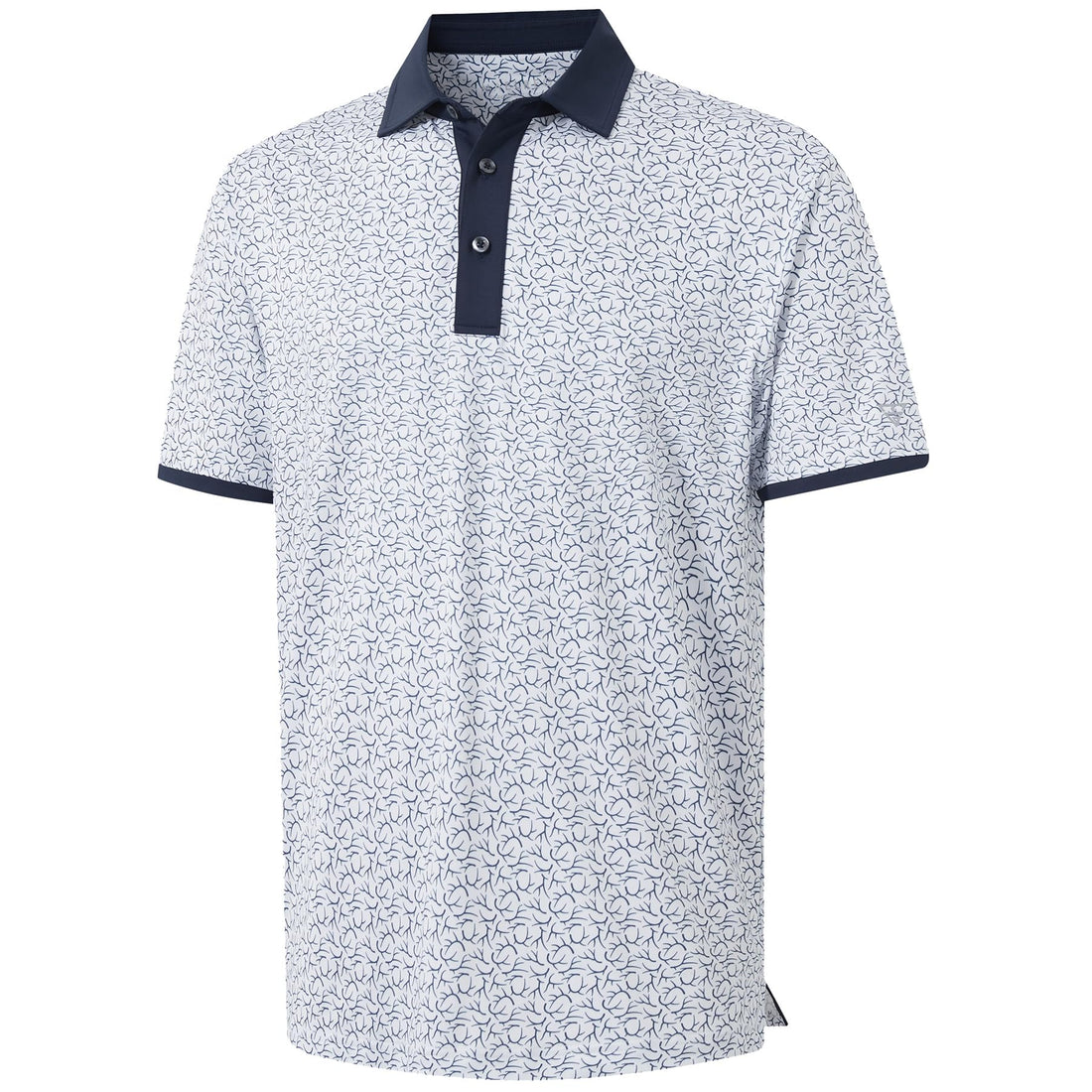M MAELREG Golf Polo Shirts for Men Dry Fit Performance Lightweight Printing Contrast Collar Mens Golf Shirts Short Sleeve