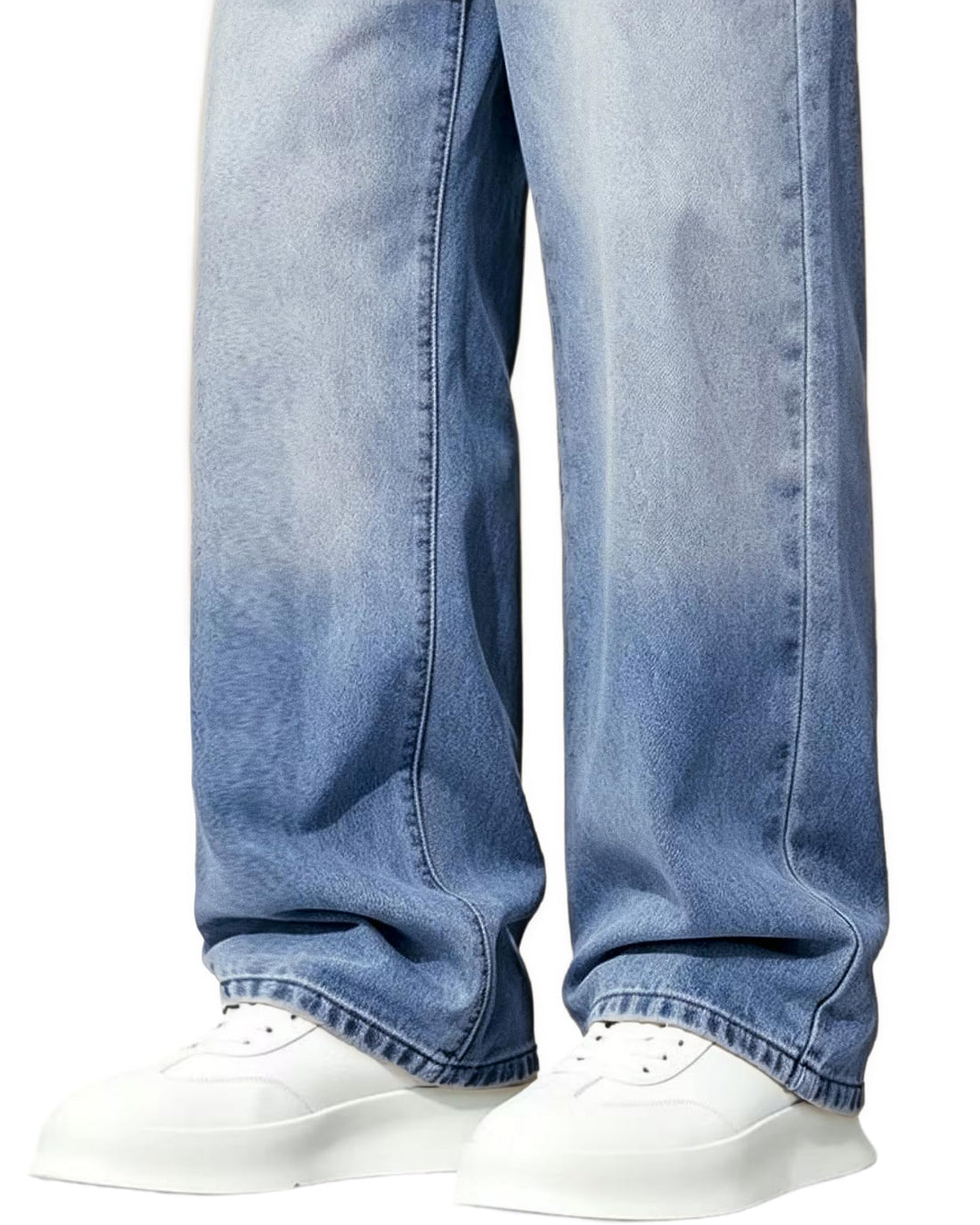Baggy Jeans for Men Y2K Streetwear Vintage Wide Leg Loose Fit Denim Pants Hip Hop Skater Carpenter Jeans