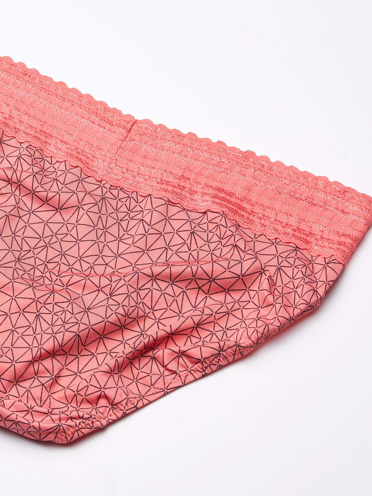 Warner's Women's Blissful Benefits No Muffin Top Micro Hi-cut Panties With Lace Multipack