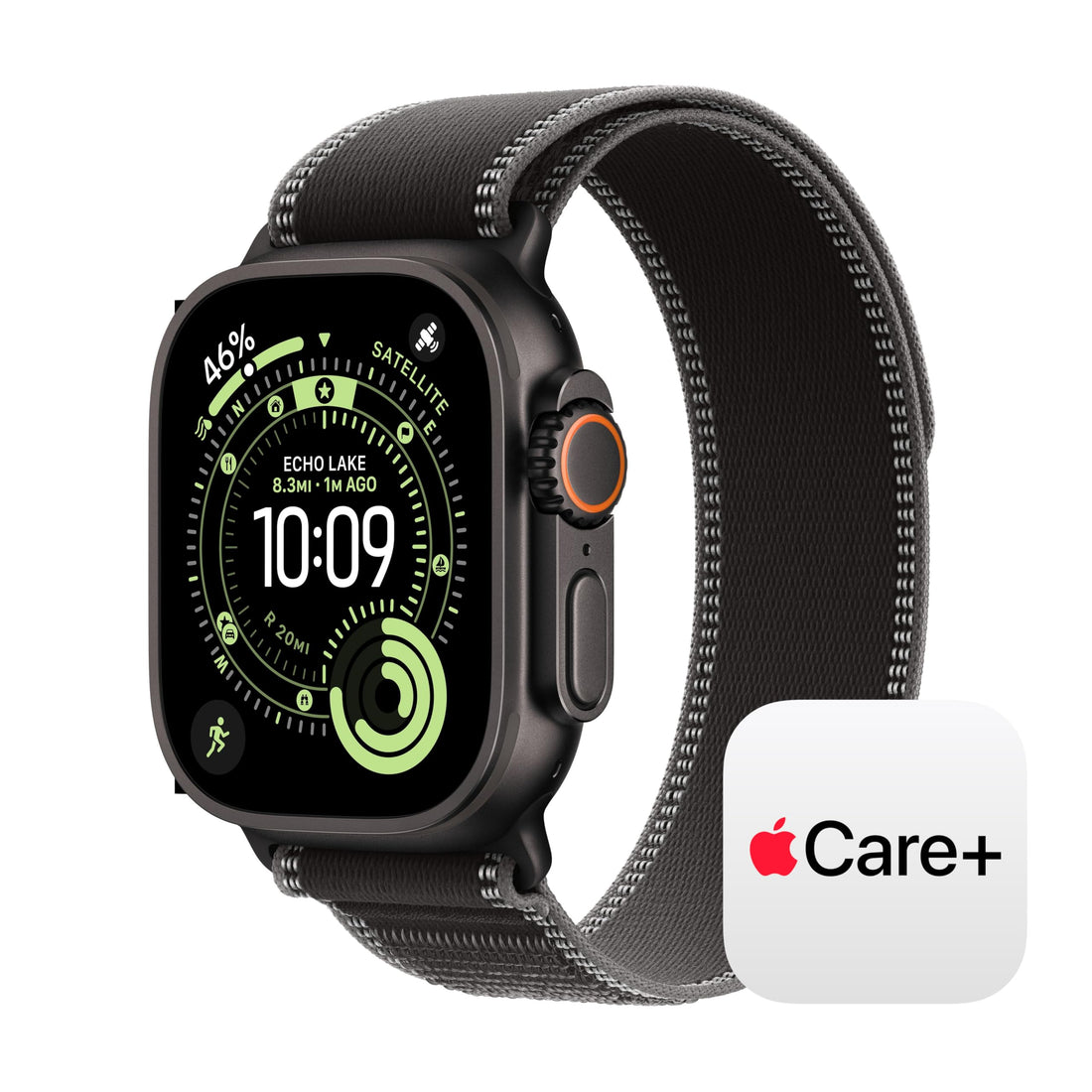 Apple Watch Ultra 3 [GPS + Cellular 49mm] Running & Multisport Smartwatch w/Rugged Titanium Case w/Black Ocean Band. Satellite Communications, Advanced Health & Fitness Tracking
