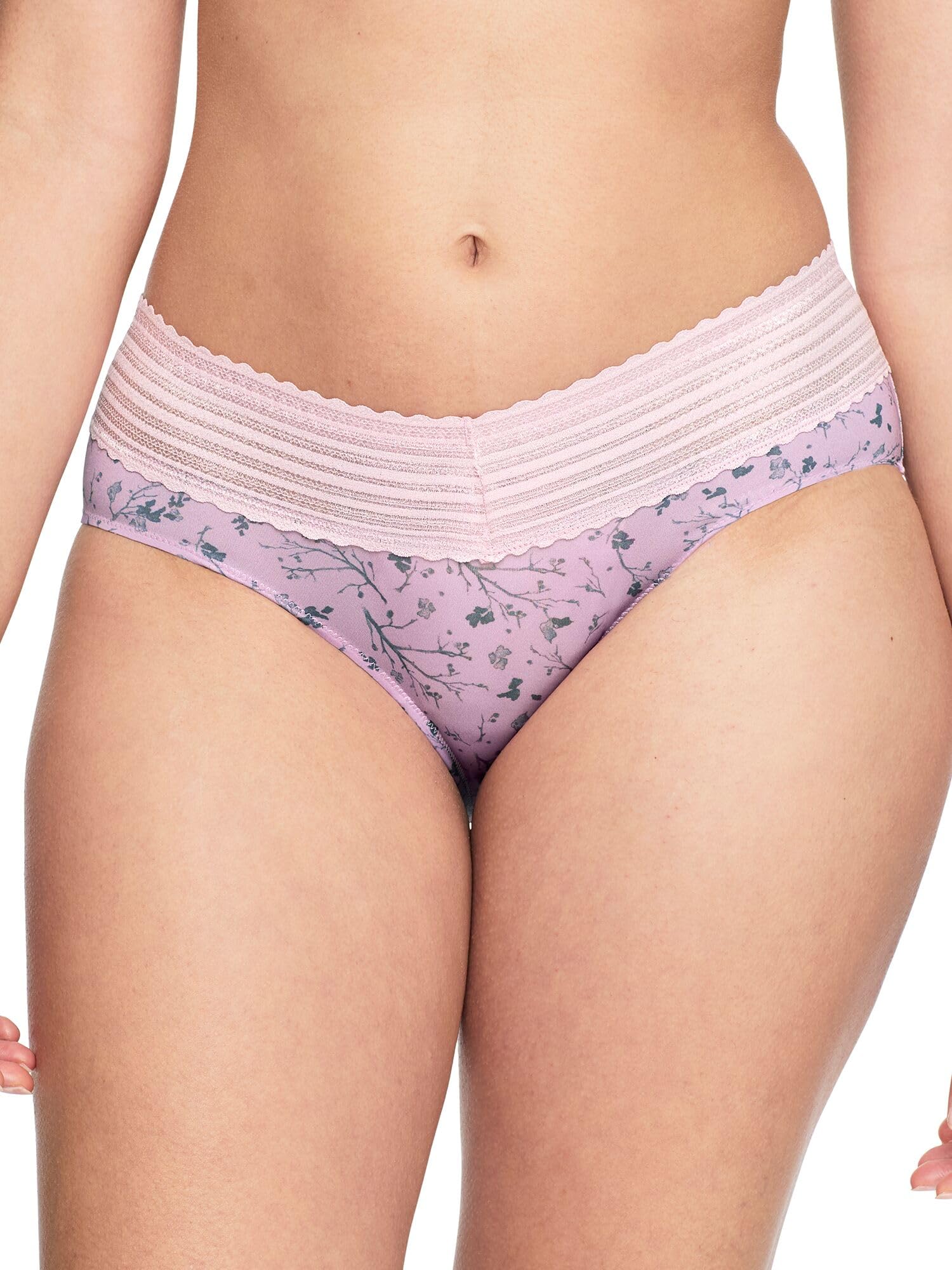 Warner's womens No Pinching No Problems Dig-free Comfort Waist With Lace Microfiber Hipster 5609j