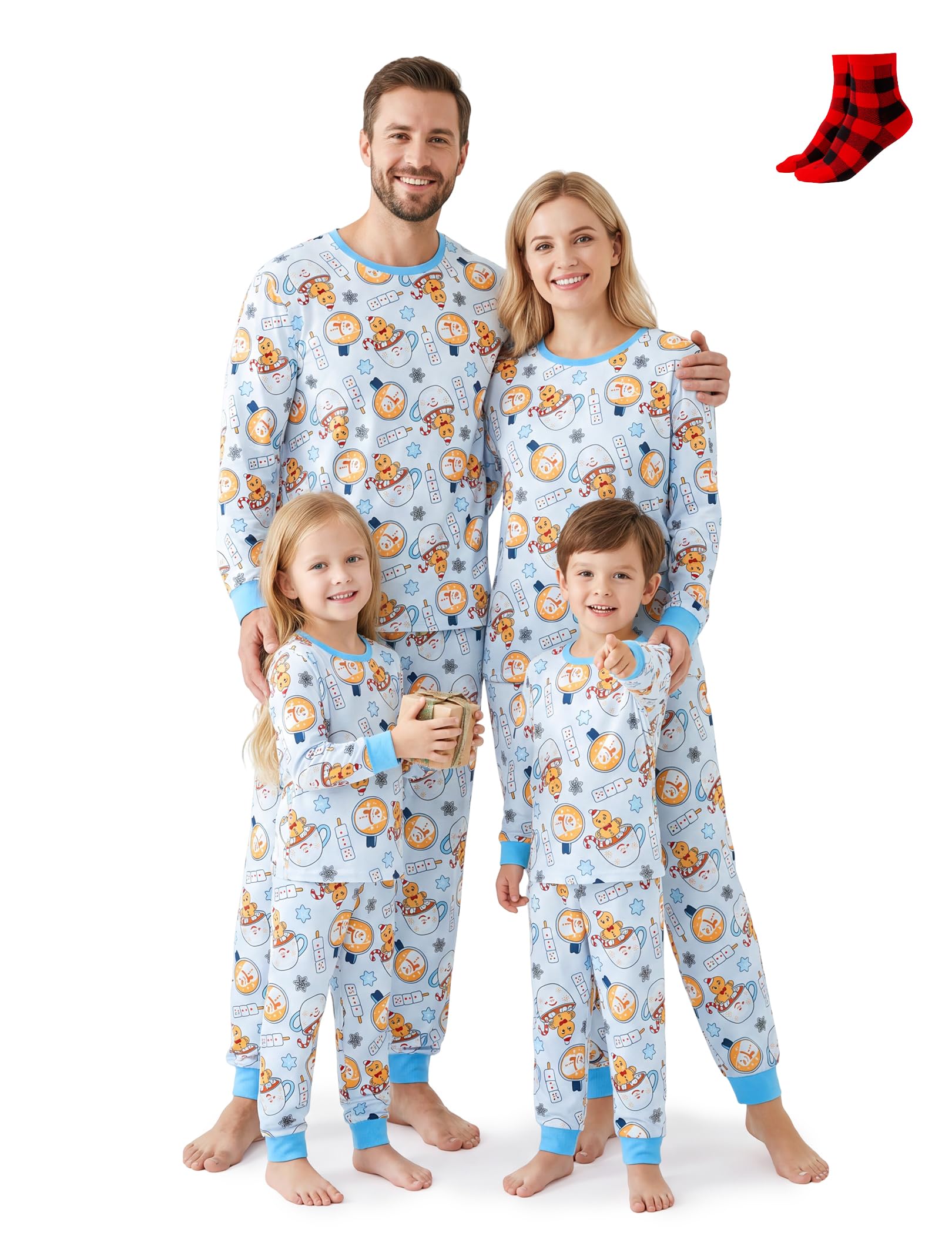PATPAT Family Christmas Pajamas Matching Sets : Holiday Sleepwear Xmas PJS