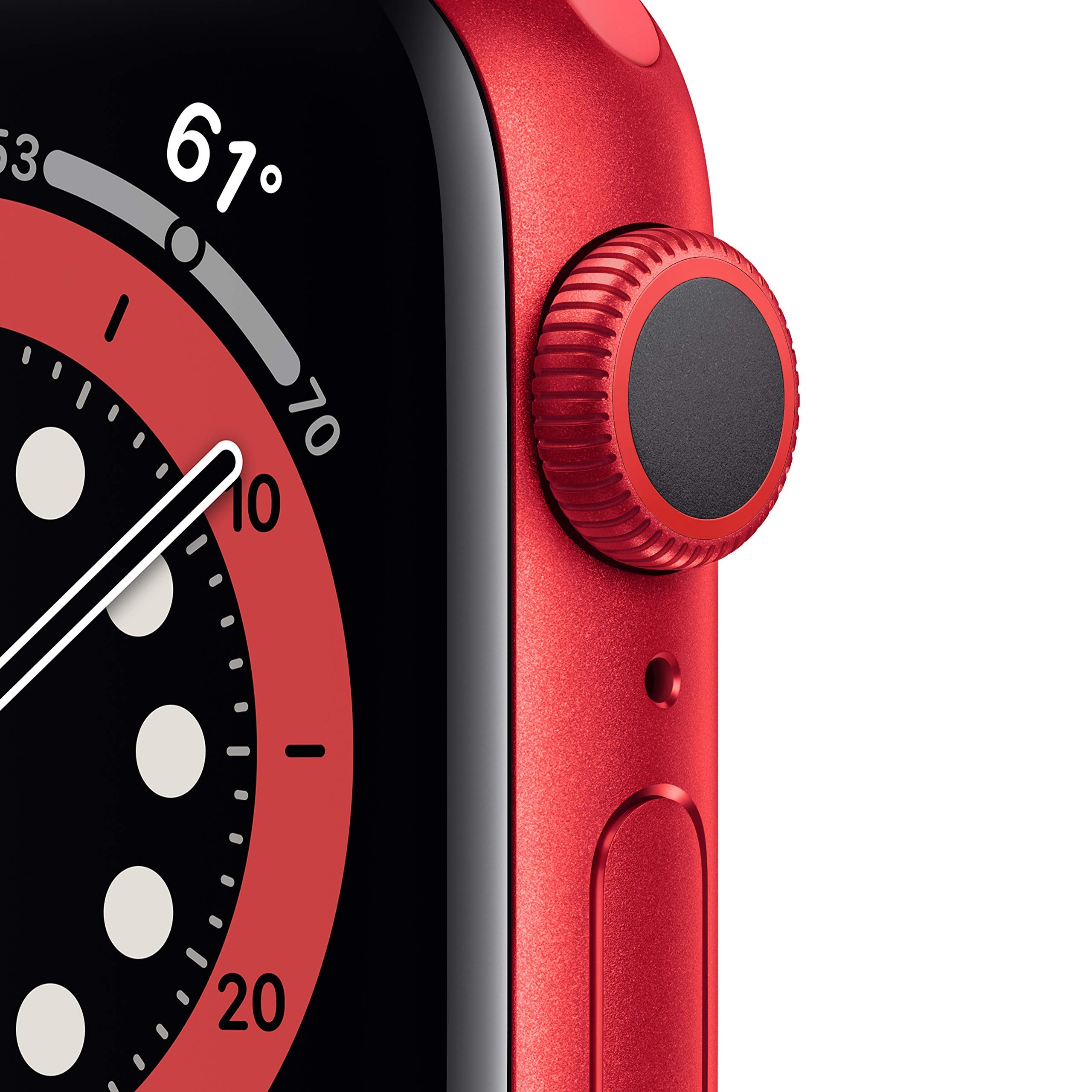 Apple Watch Series 6 (GPS + Cellular, 40mm) - Gold Aluminum Case with Pink Sand Sport Band (Renewed)