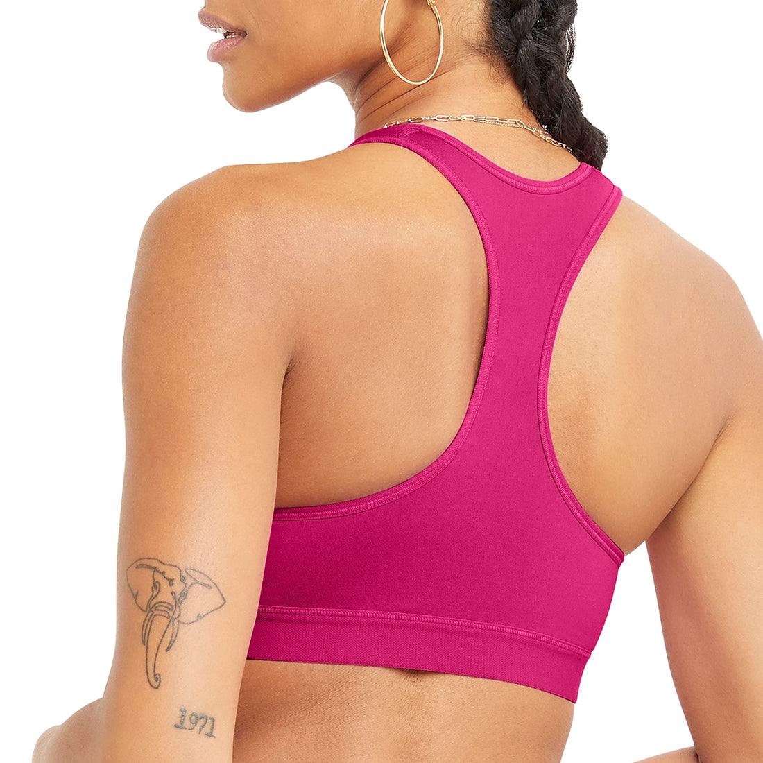 Champion Women's Sports Bra, High-Impact Compression, Moisture-Wicking Fabric