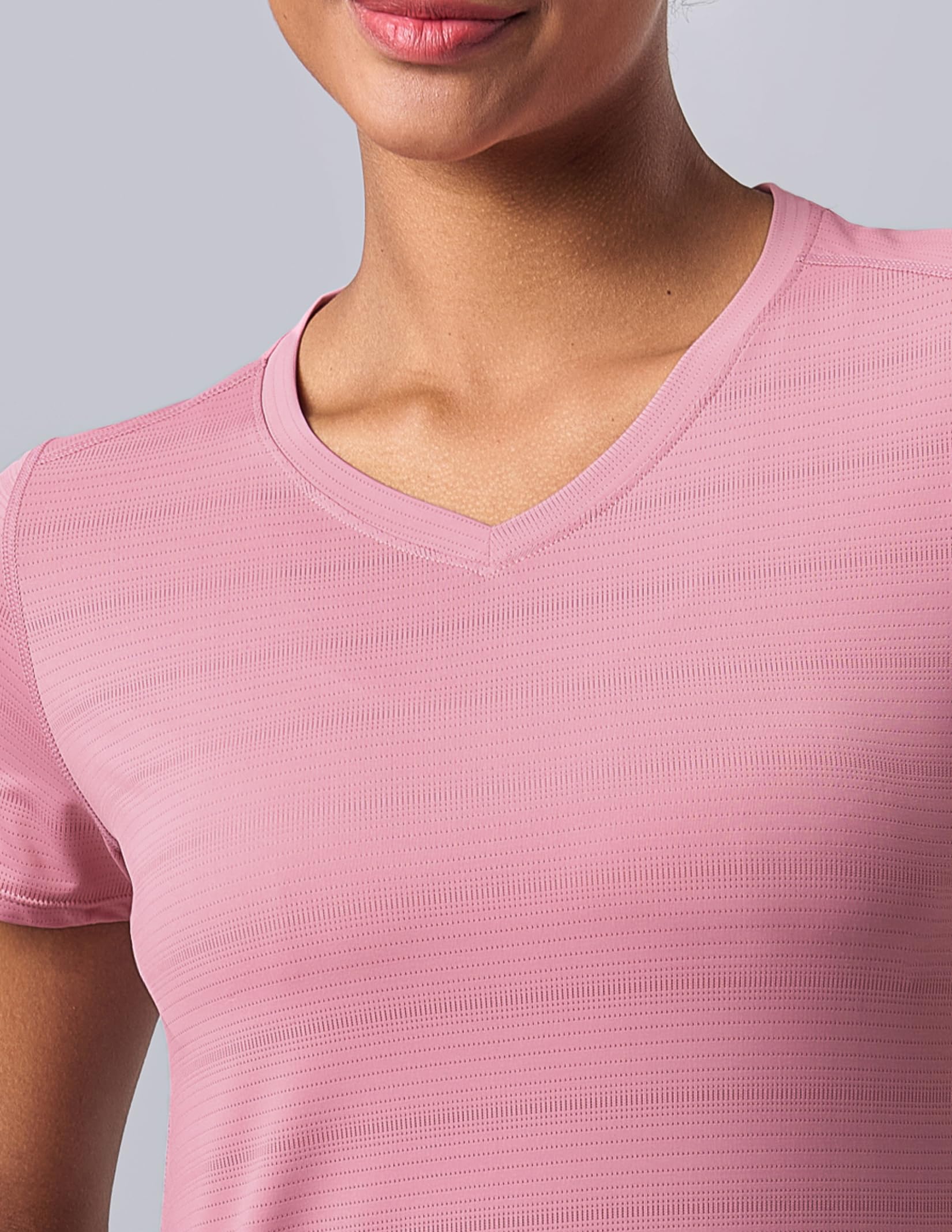Liberty Imports 5 Pack Women's Dry Fit Workout Tops, Athletic Short Sleeve T Shirts for Yoga Gym (Available in Plus Sizes)