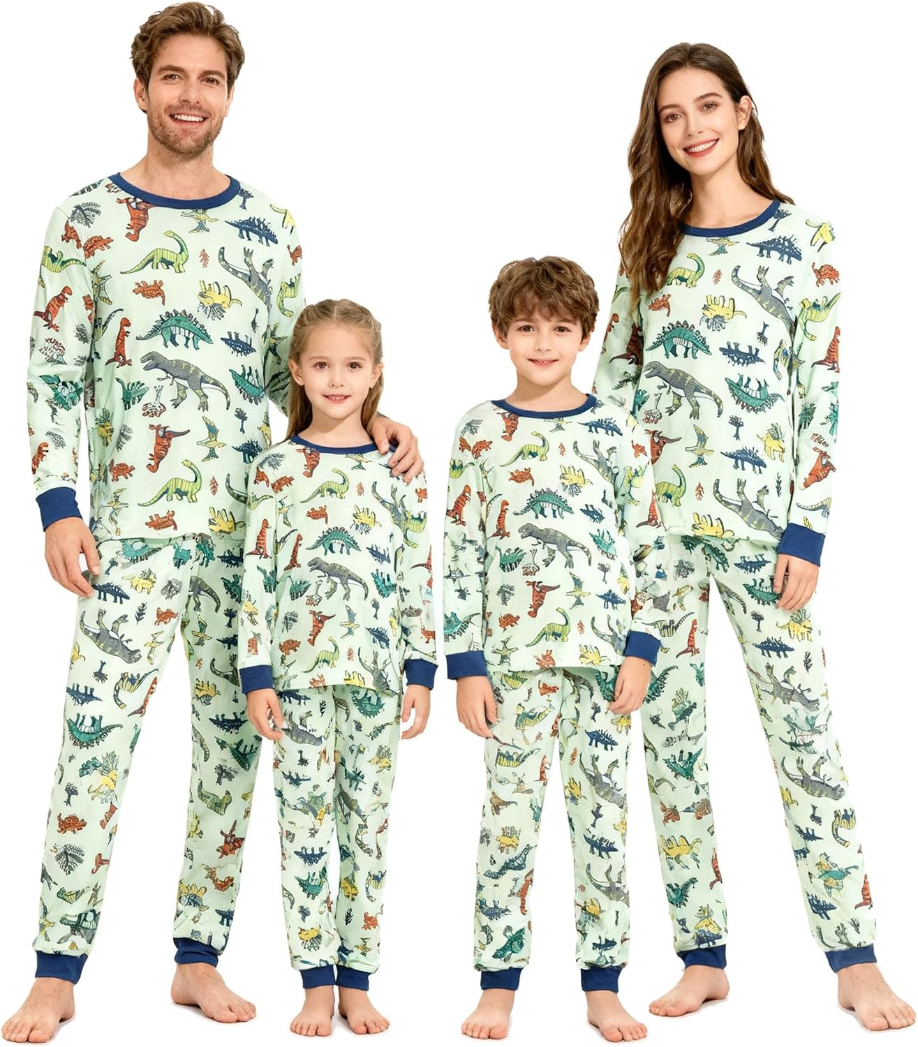 HYCLES Family Matching Pajama Sets, Long Sleeve Sleepwear Pjs