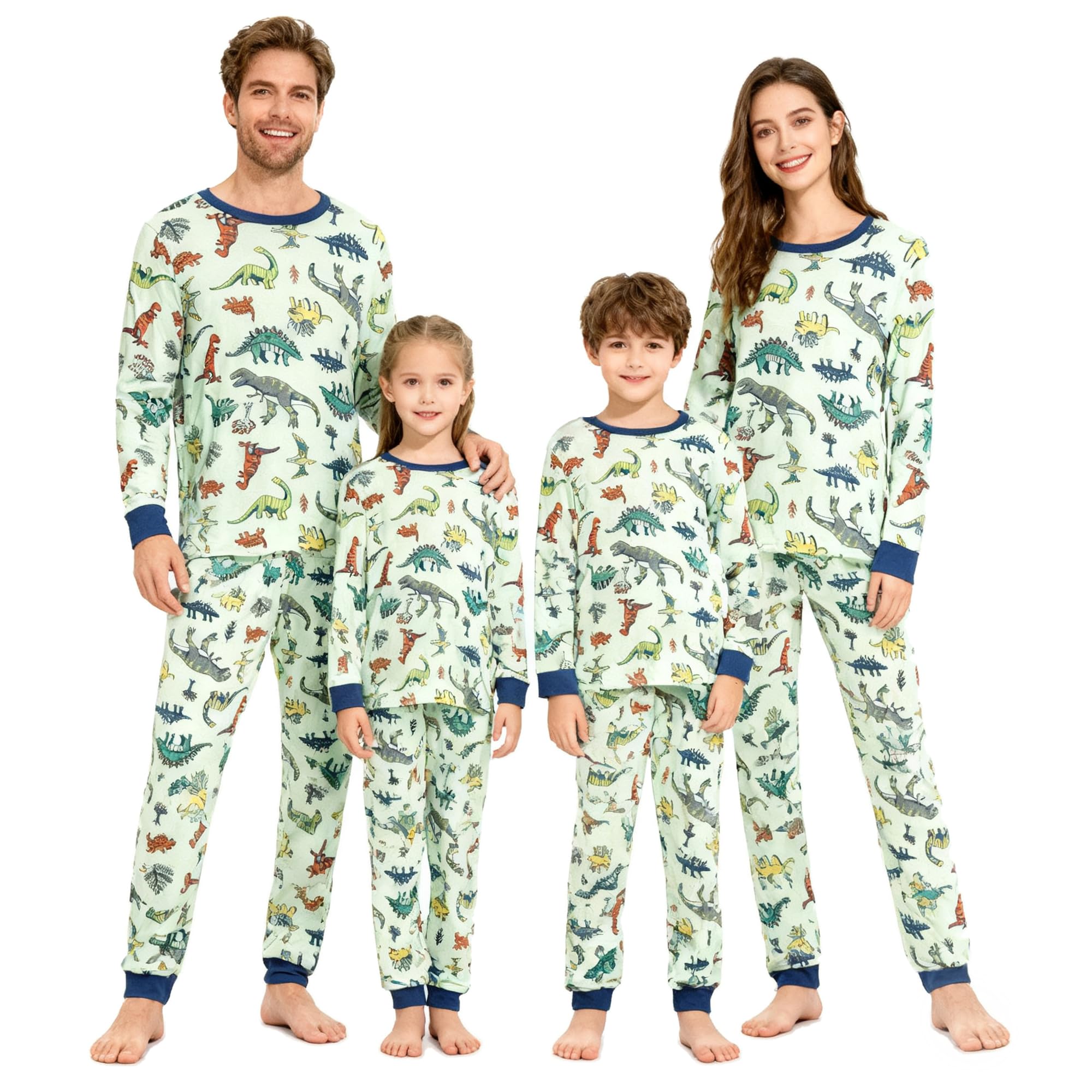 HYCLES Family Matching Pajama Sets, Long Sleeve Sleepwear Pjs