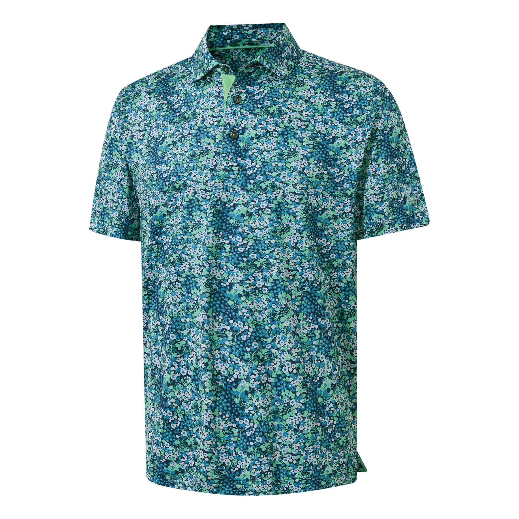 M MAELREG Mens Golf Shirt Short Sleeve Dry Fit Print Moisture Wicking Performance Patterns Collared Polo Shirt