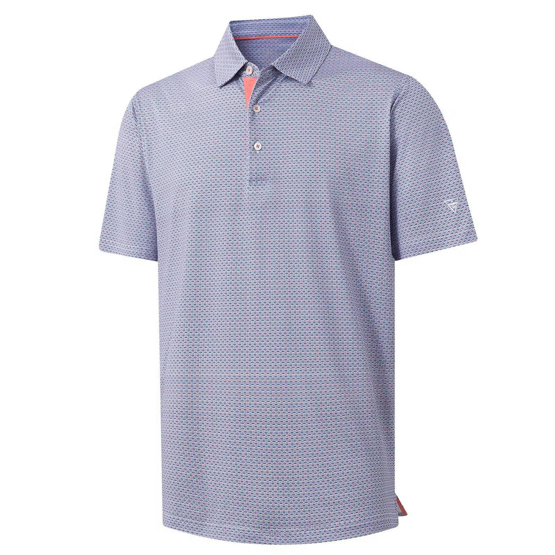 M MAELREG Mens Golf Shirt Short Sleeve Dry Fit Print Moisture Wicking Performance Patterns Collared Polo Shirt