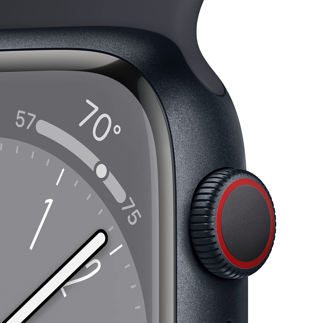 Apple Watch Series 8 [GPS + Cellular 41mm] Smart watch w/ (PRODUCT)RED Aluminum Case w/ (PRODUCT)RED Sport Band-M/L. Fitness Tracker, Blood Oxygen & ECG Apps, Always-On Retina Display, Water Resistant