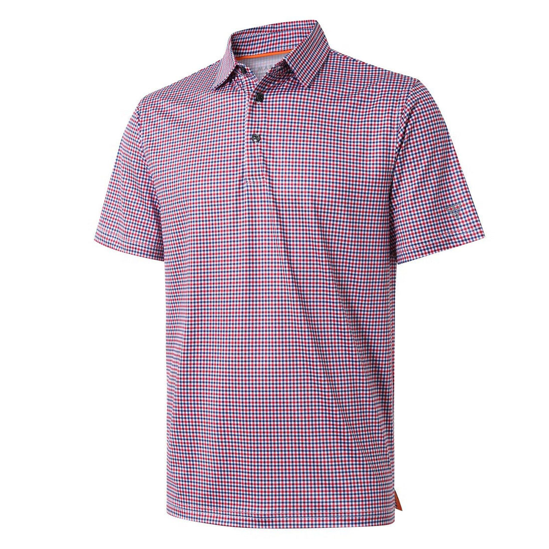 Golf Shirts for Men Dry Fit Short Sleeve Print Performance Moisture Wicking Polo Shirt
