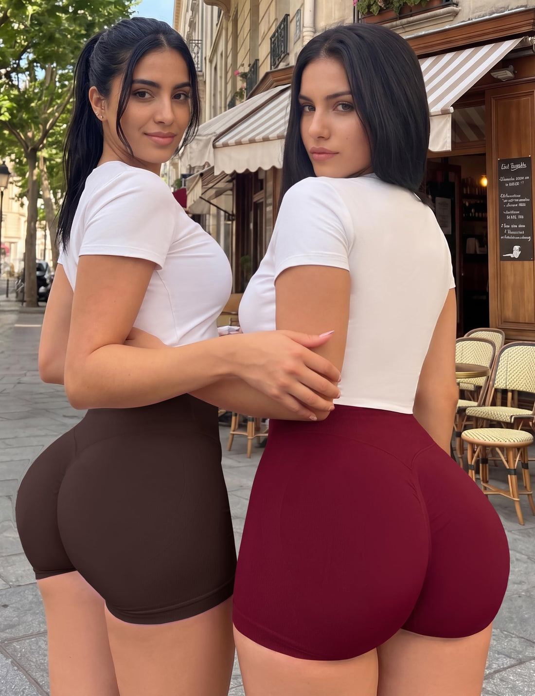 VVX Gym Shorts Women Workout High Waisted Scrunch Butt Lifting Tummy Control Seamless Yoga Biker Spandex Booty Shorts 3 Pack