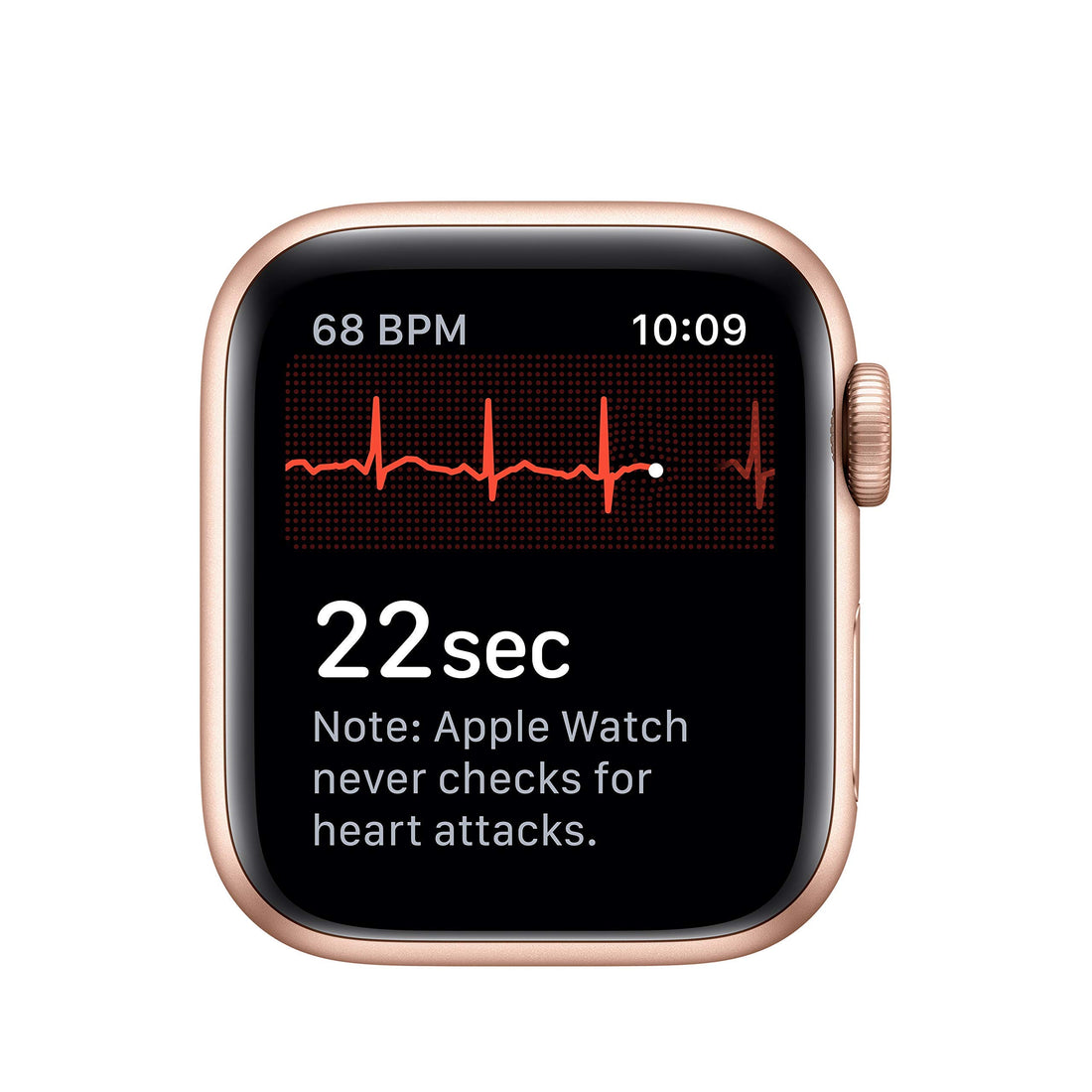 Apple Watch Series 5 (GPS, 44MM) - Space Gray Aluminum Case with Black Sport Band (Renewed)