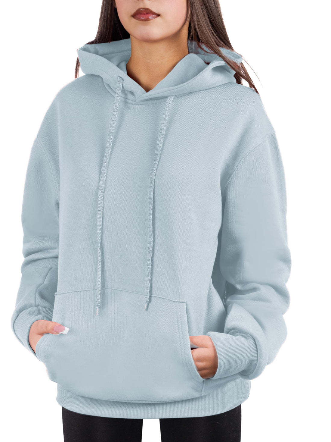 Oversized Pullover Hoodie for Women Soft Fleece Cotton Blend, Cozy Everyday Sweatshirt