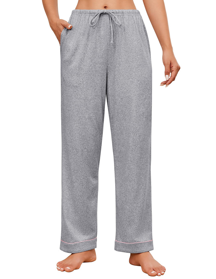 Ekouaer Womens Pajamas Pant Soft Drawstring Pjs Bottoms Comfy Sleep Pants