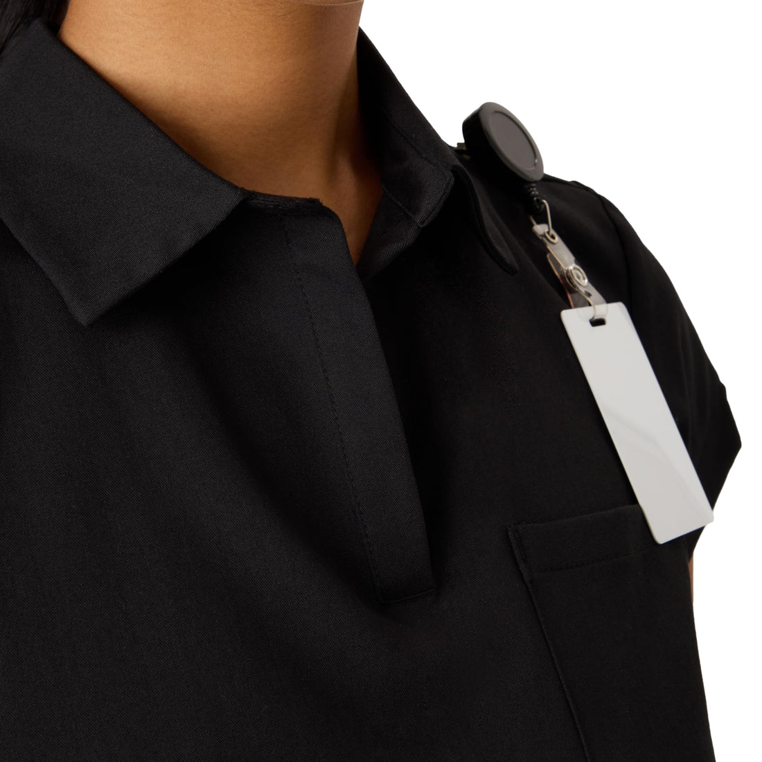Hanes Women's Scrubs Top, Premium Polo V-Neck Moisture-Wicking Odor Control Women's Shirt