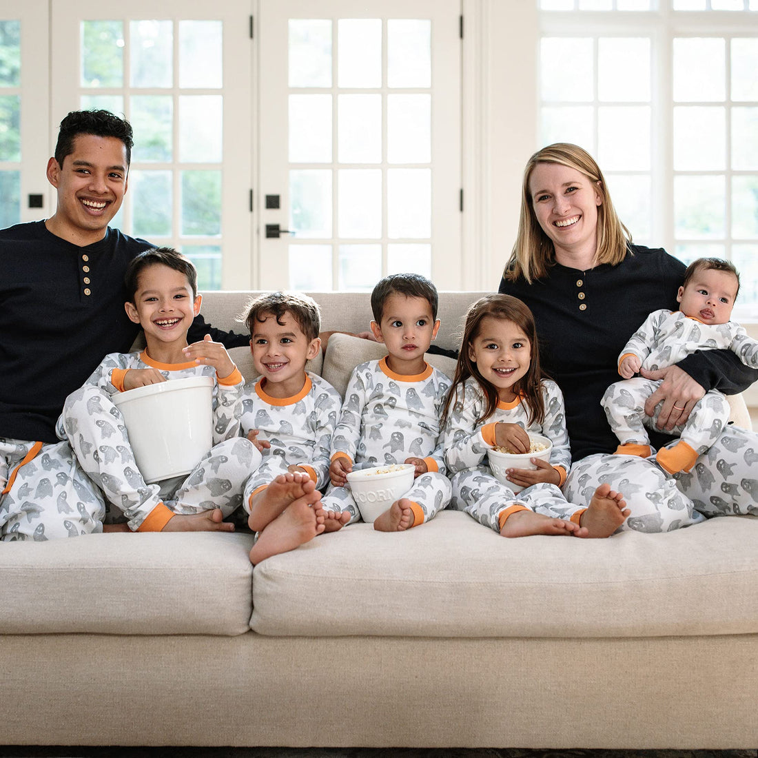 Burt's Bees Baby Matching Family Jammies, Organic Cotton, Holiday Pajamas