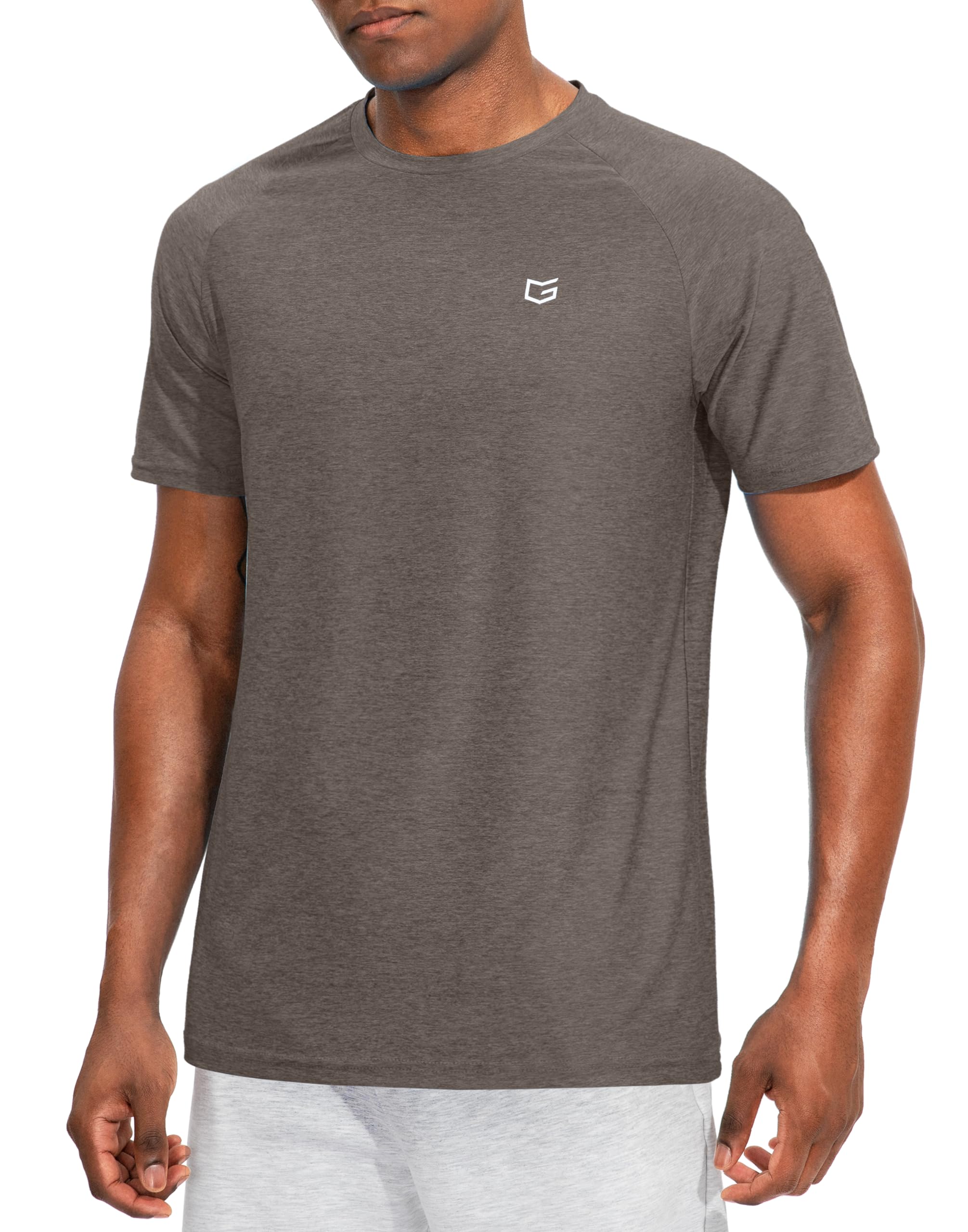 G Gradual Men's Workout Quick Dry T-Shirts Short Sleeve Lightweight Cooling Gym Shirts Tee for Running, Beach, Hiking
