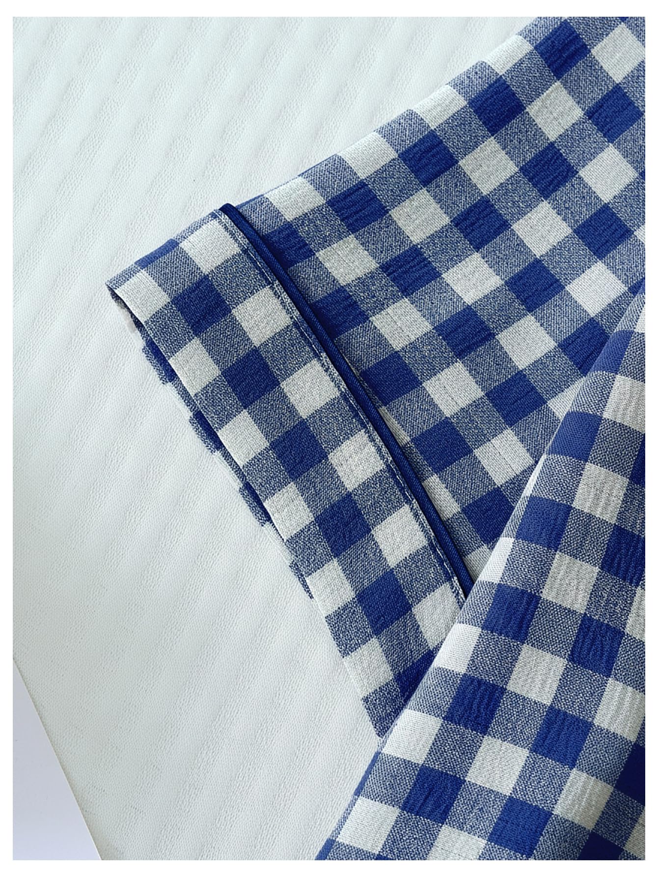 Verdusa Pajamas Sets 2 Piece Gingham Cute Button Down Shirts with Shorts