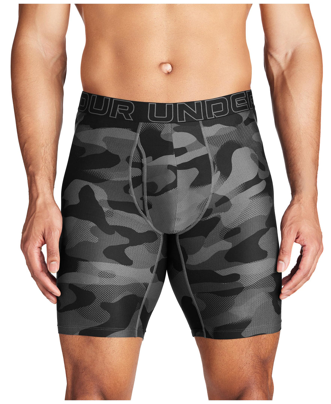 Under Armour Men's Performance Tech Long-Leg Boxerjock Brief Underwear, 9" Inseam, All-Day Comfort & Ultra-Soft, 3-Pack