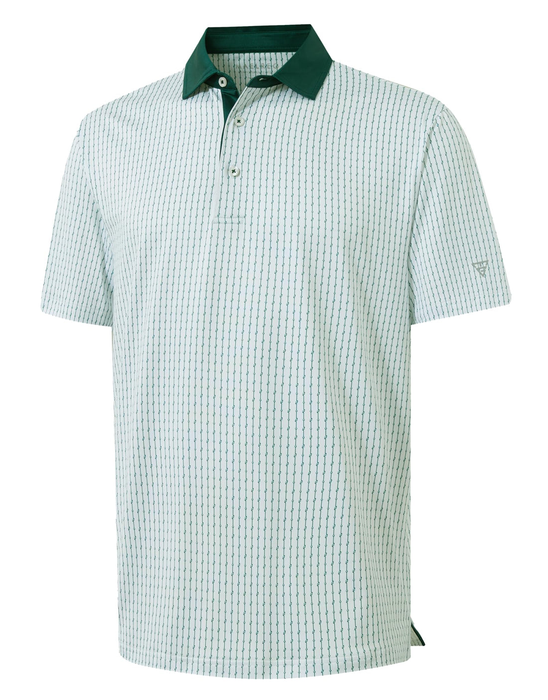 M MAELREG Golf Shirts for Men Short Sleeve Print Patterns Moisture Wicking Performance Lightweight Collared Mens Polo Shirts