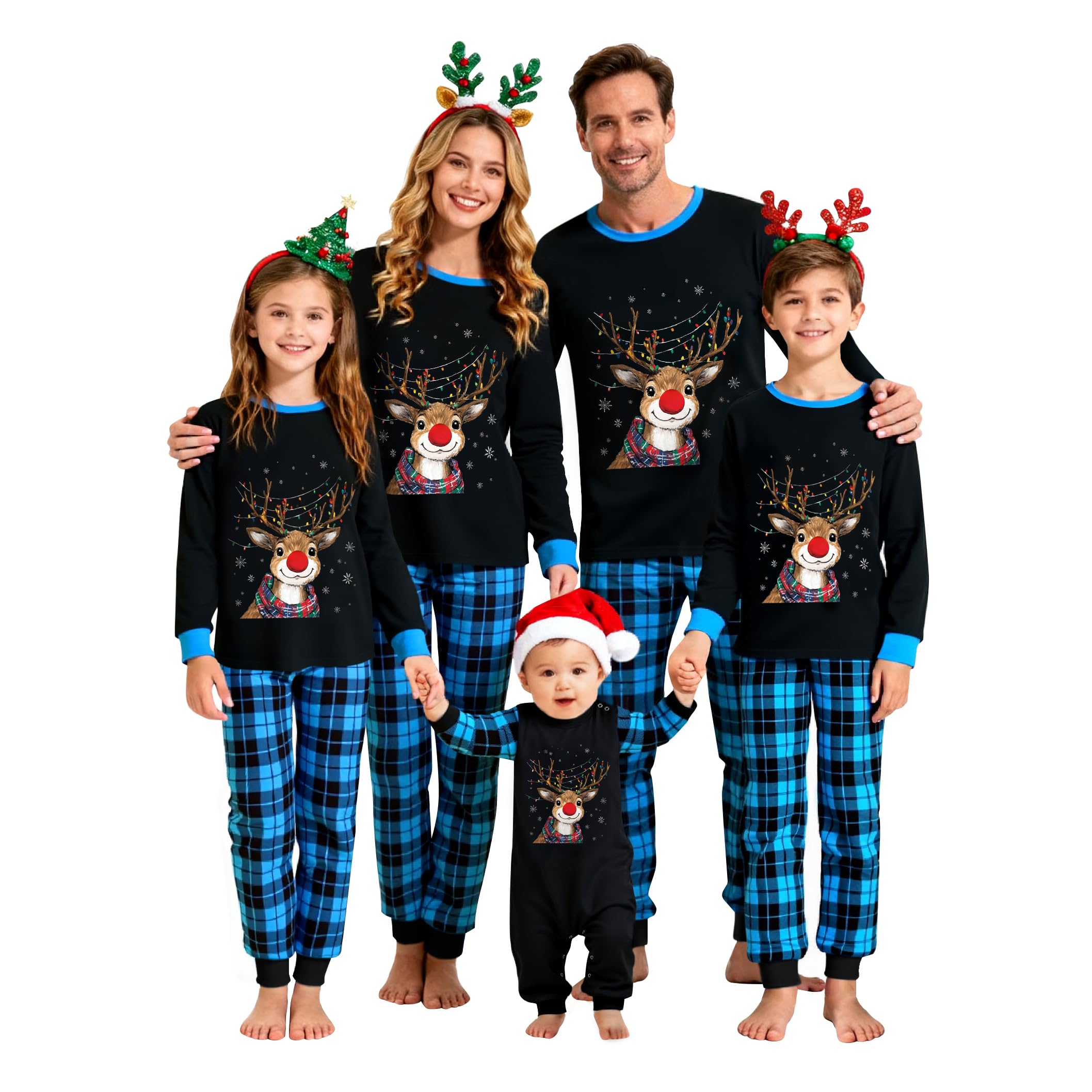 Family Christmas Pajamas Matching Sets Xmas Pjs