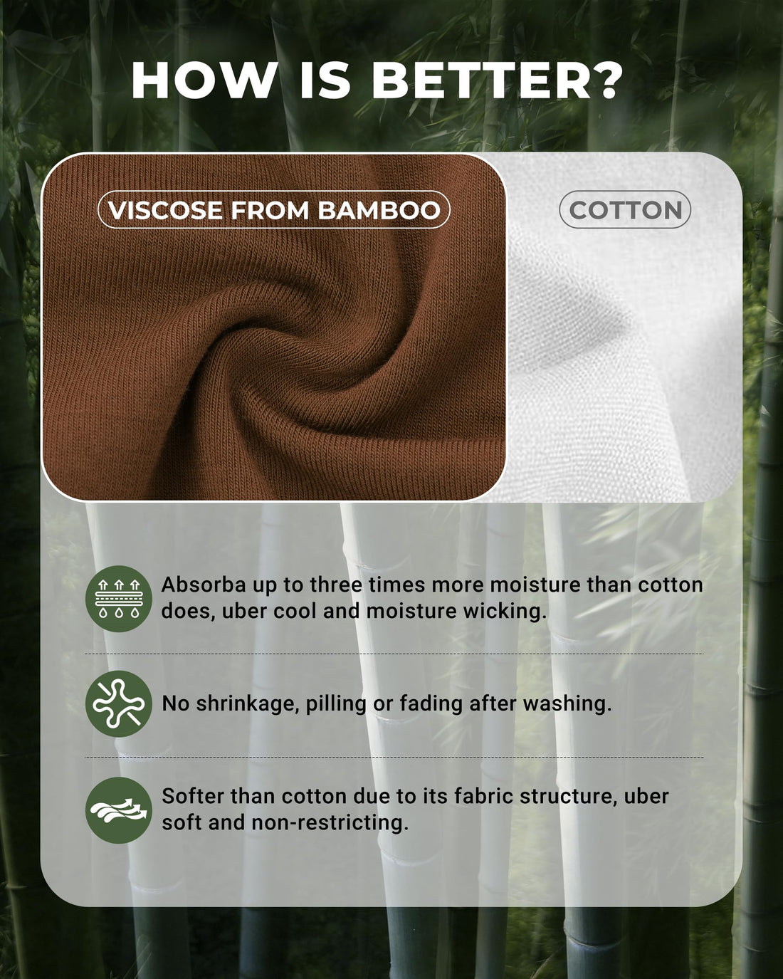 BAMBOO COOL Womens Underwear Bikini Underpants Hipster Ladies Panties Soft Stretch Breathable Panties for Women, 5-Pack