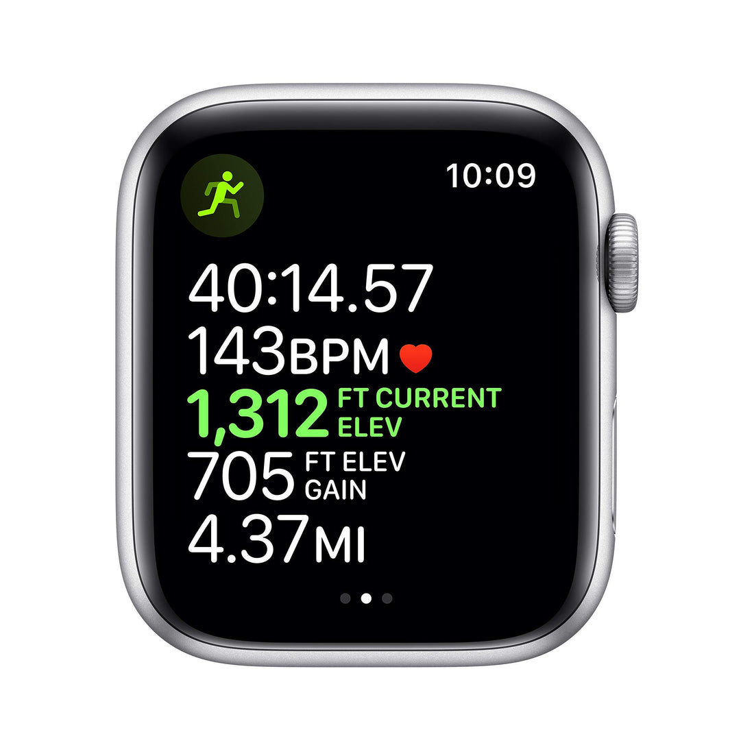 Apple Watch Series 5 (GPS, 44MM) - Space Gray Aluminum Case with Black Sport Band (Renewed)