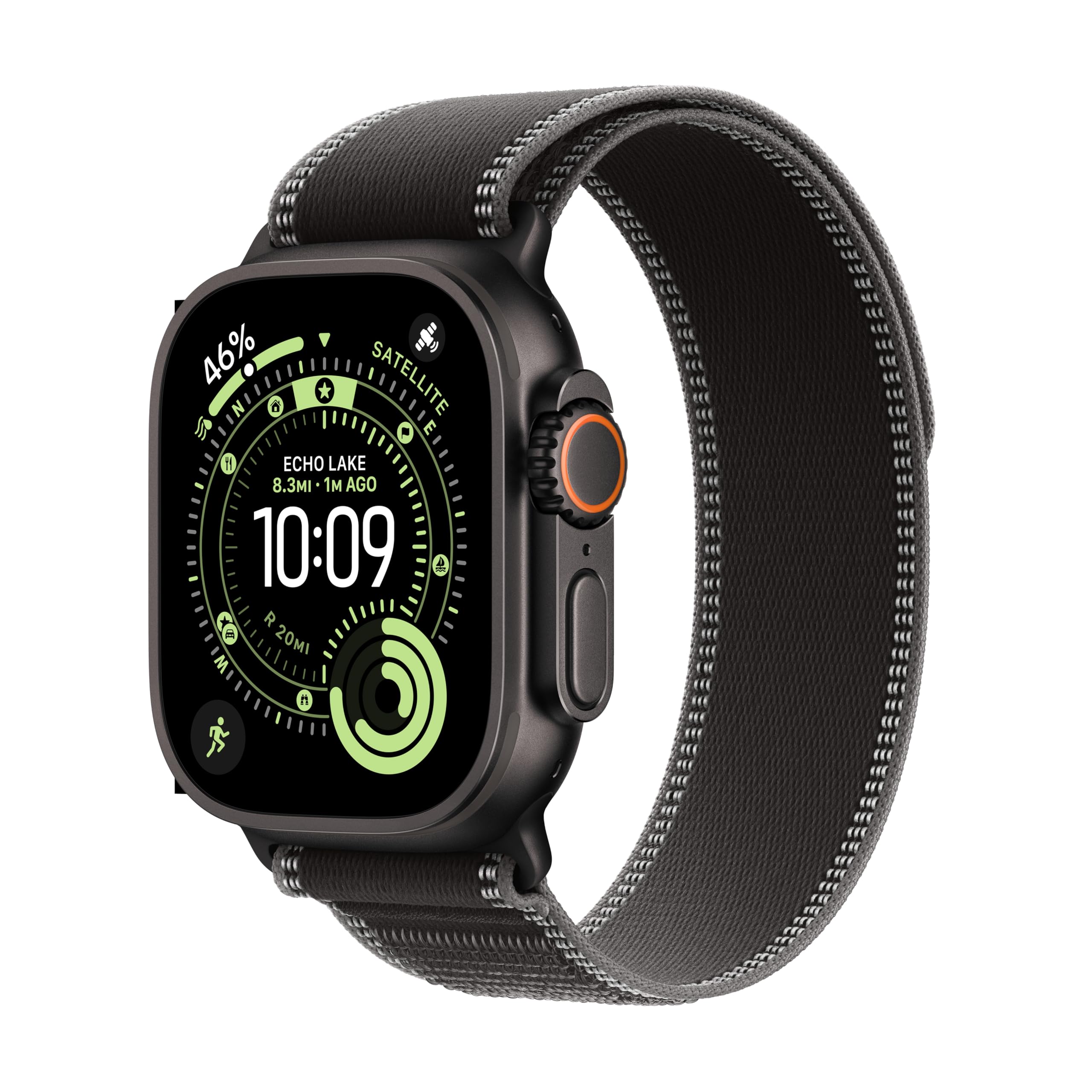 Apple Watch Ultra 3 [GPS + Cellular 49mm] Running & Multisport Smartwatch w/Rugged Titanium Case w/Black Ocean Band. Satellite Communications, Advanced Health & Fitness Tracking